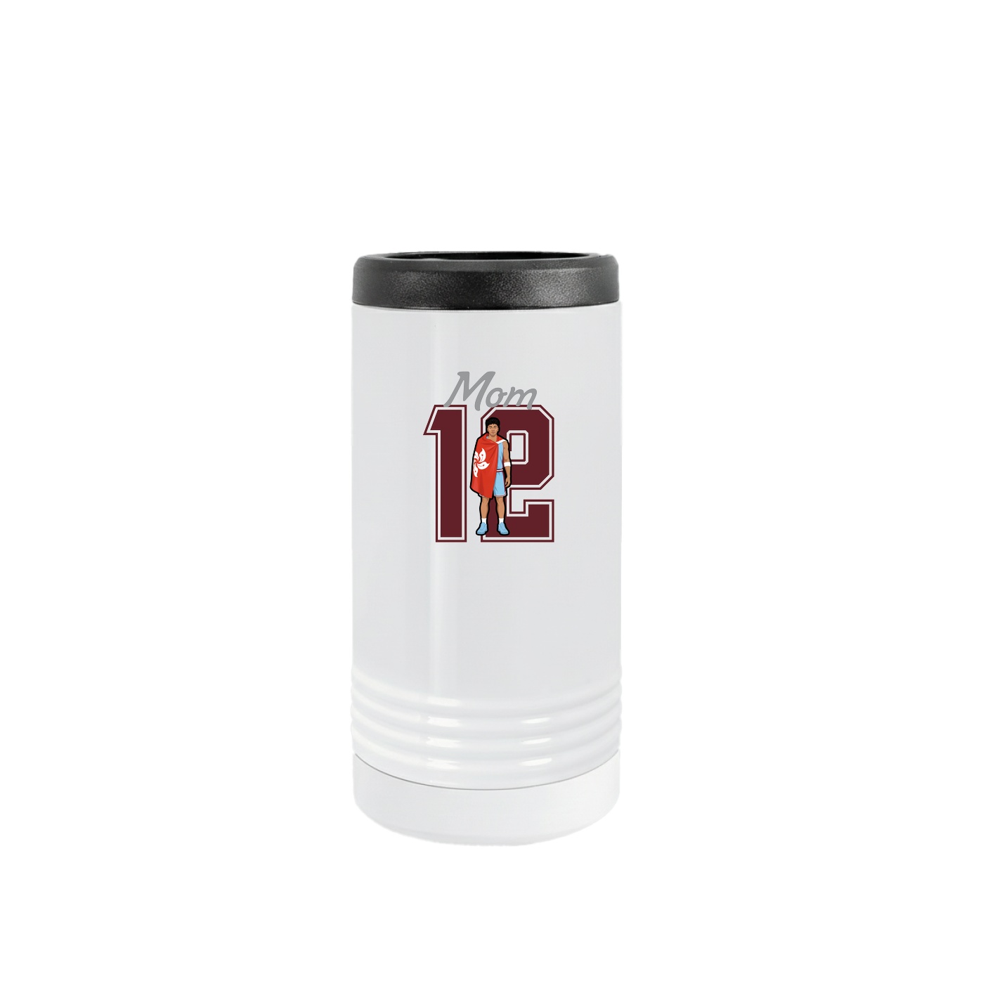 Slim Beverage Holder — Mothers Day Shirsey in White