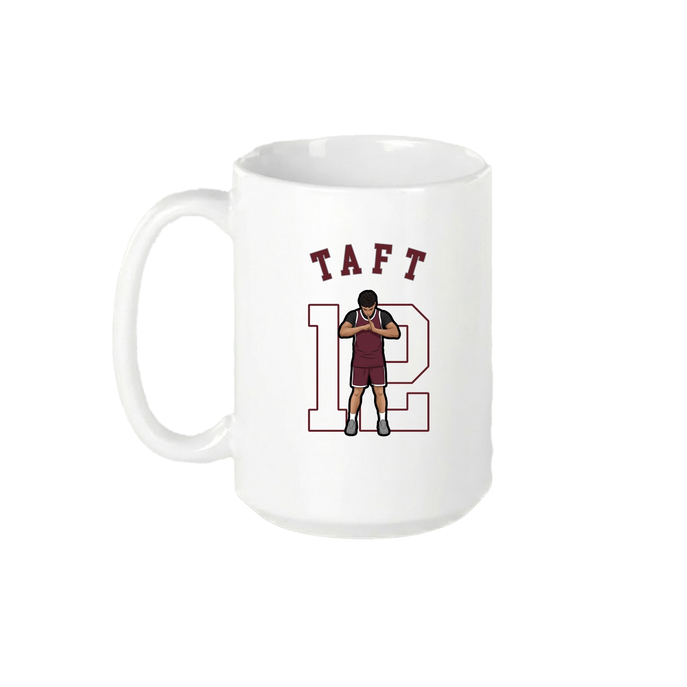 15oz Coffee Mug — Shirsey Arch in White