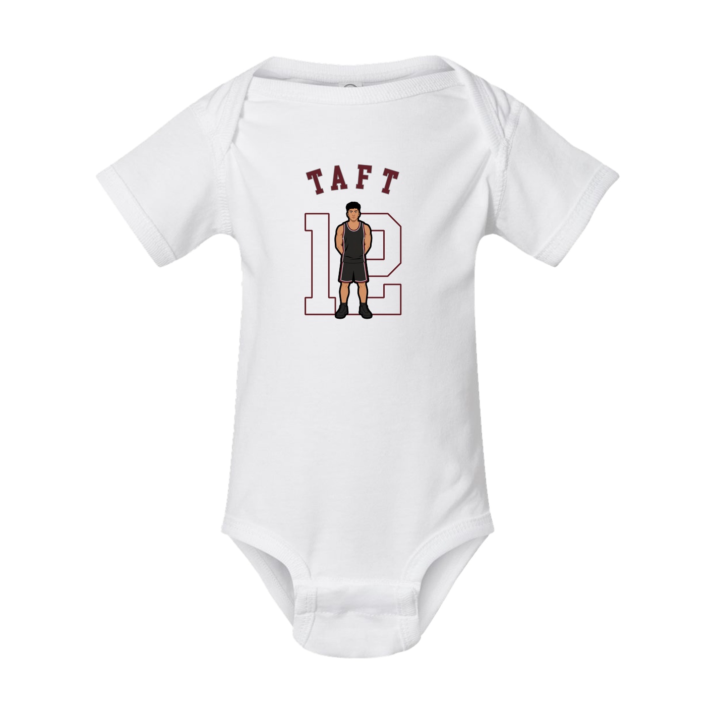 Baby Onesie — Shirsey Arch in White