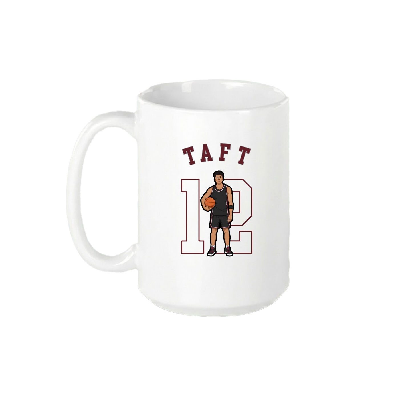15oz Coffee Mug — Shirsey Arch in White