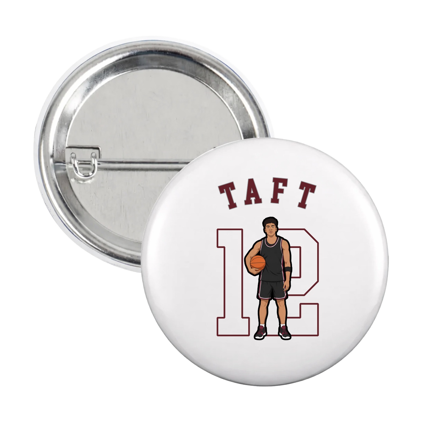 Game Day Button — Shirsey Arch in White
