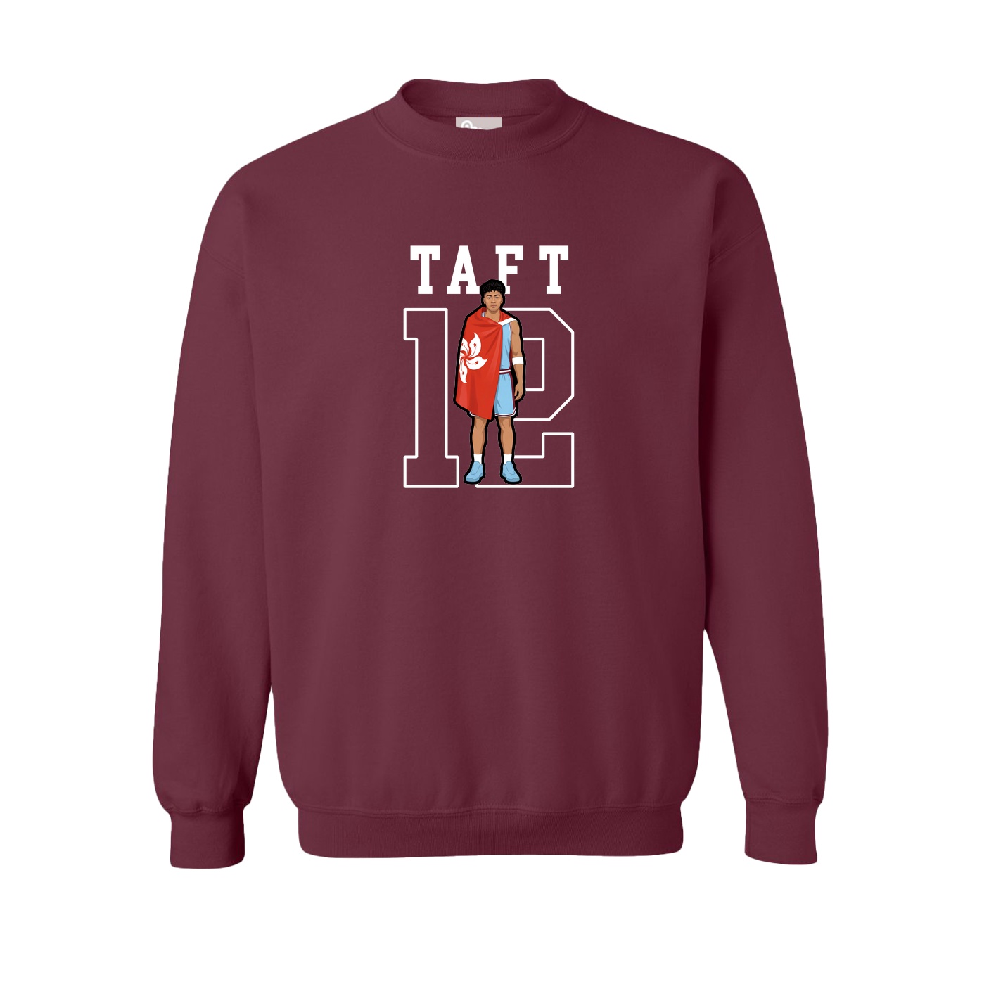 Fleece Crew — Shirsey in Maroon