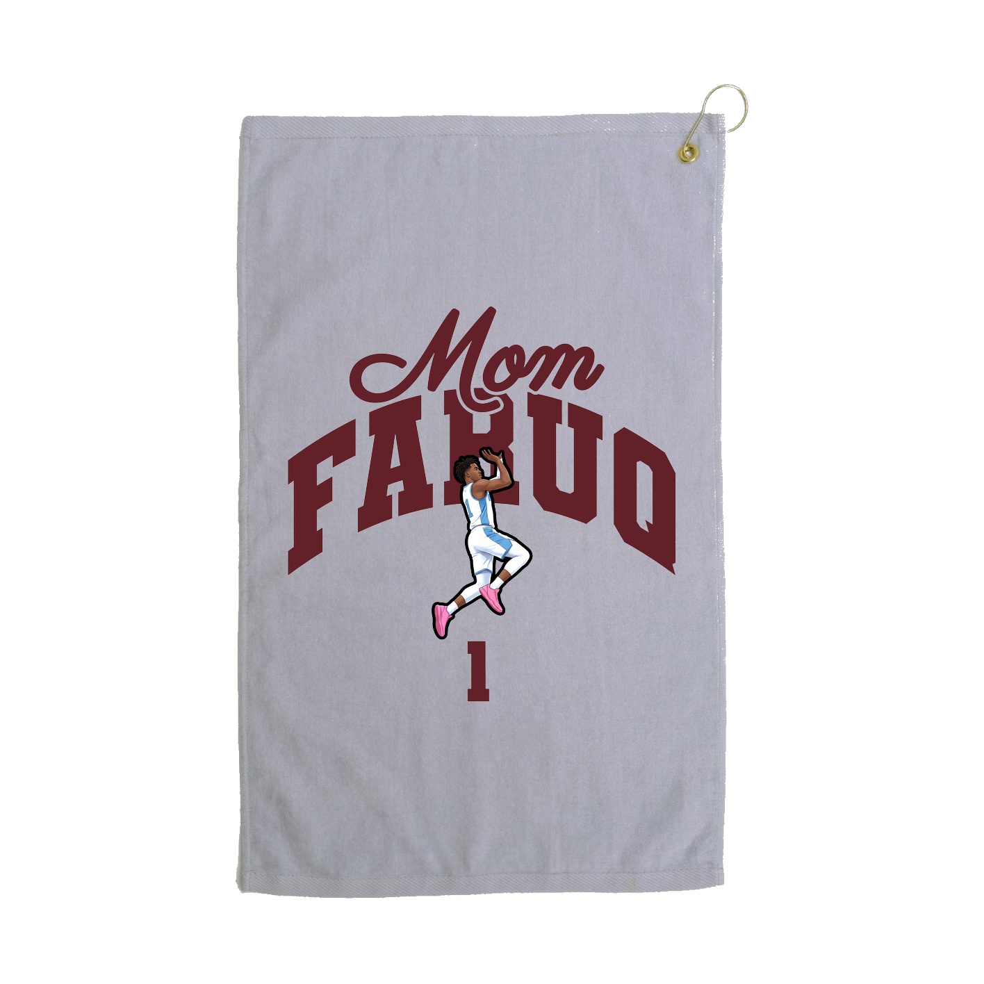 Golf Towel — Mothers Day Arch in Grey