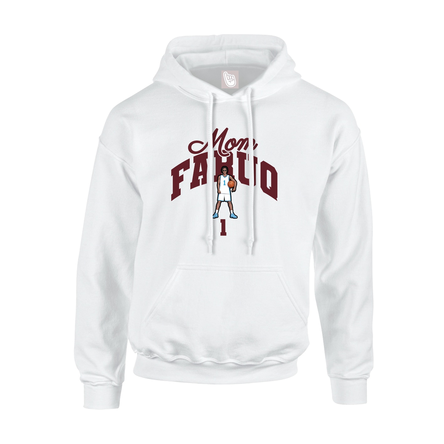 Hoodie — Mothers Day Arch in White