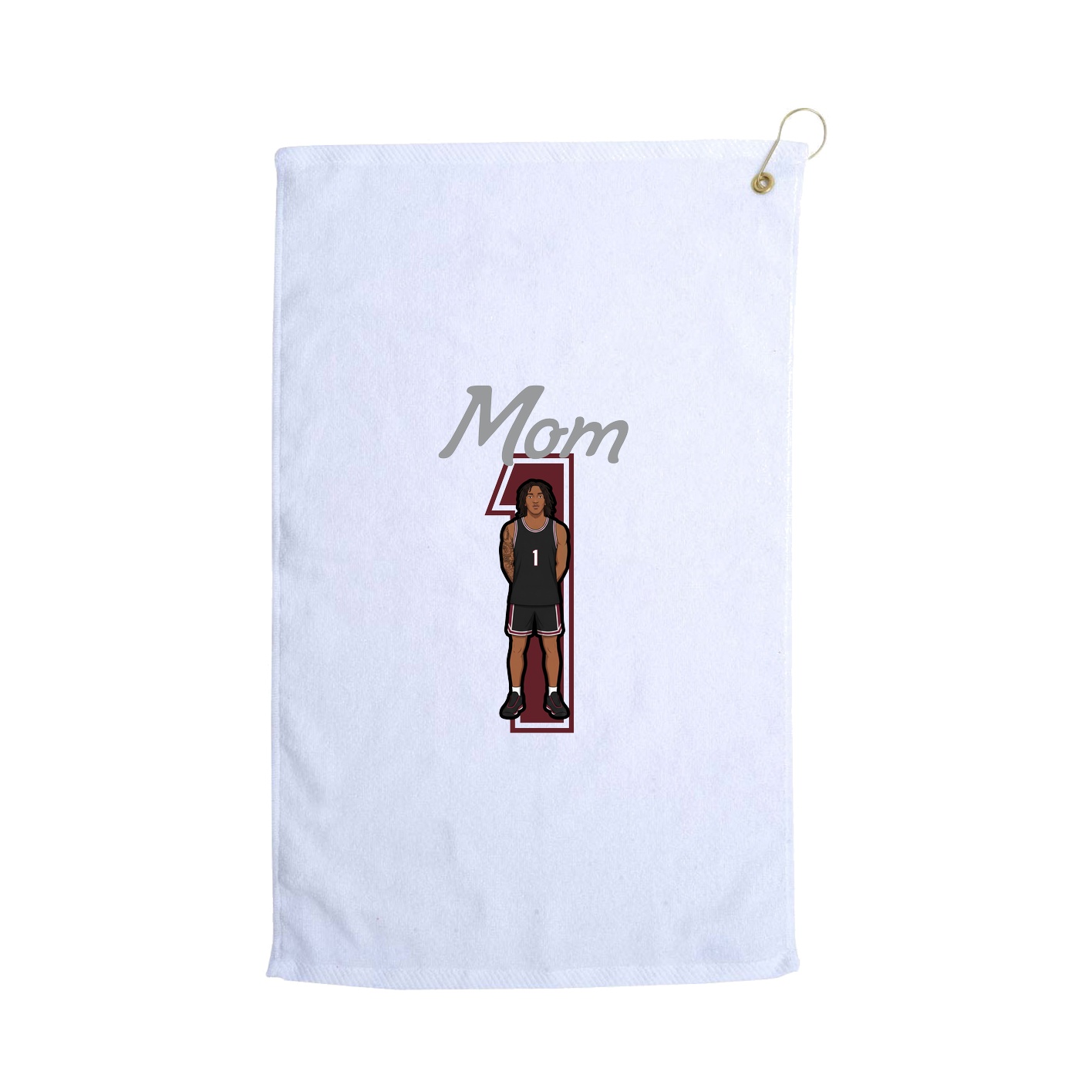 Golf Towel — Mothers Day Shirsey in White