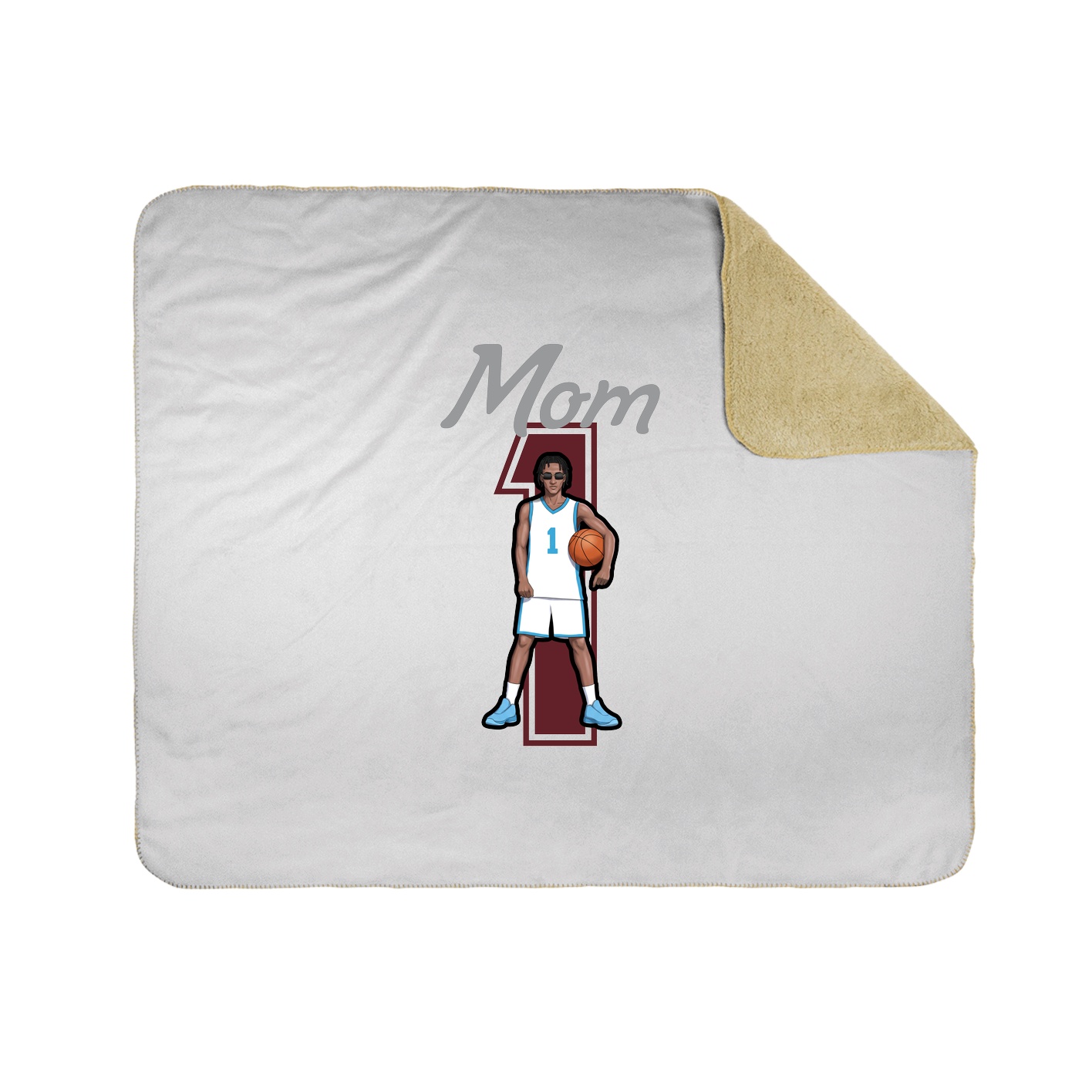 Throw Blanket — Mothers Day Shirsey in White