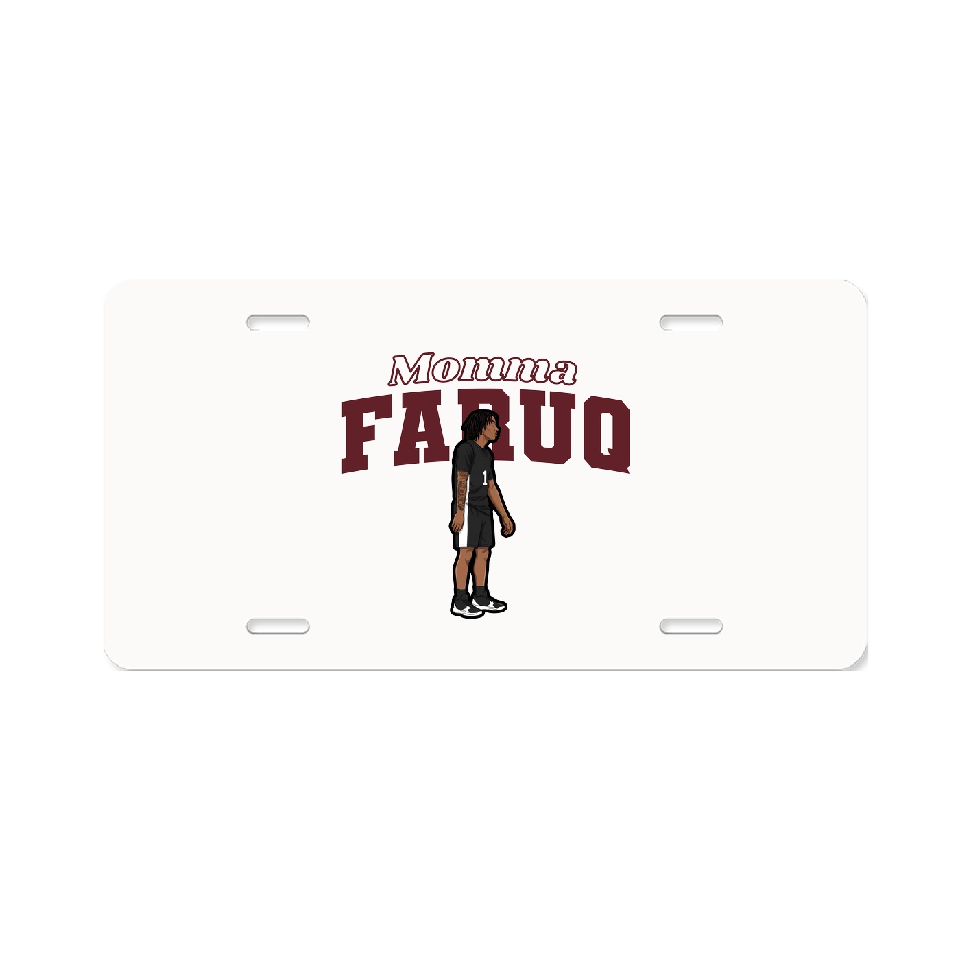License Plate — Mothers Day Block in Classic