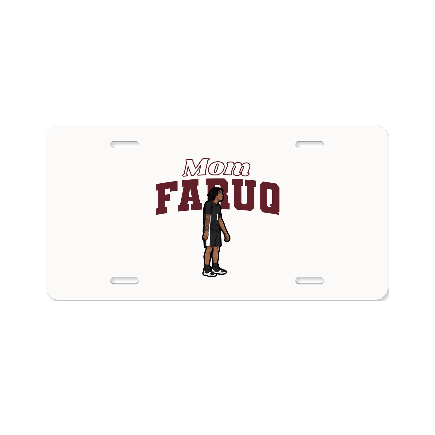 License Plate — Mothers Day Block in Classic