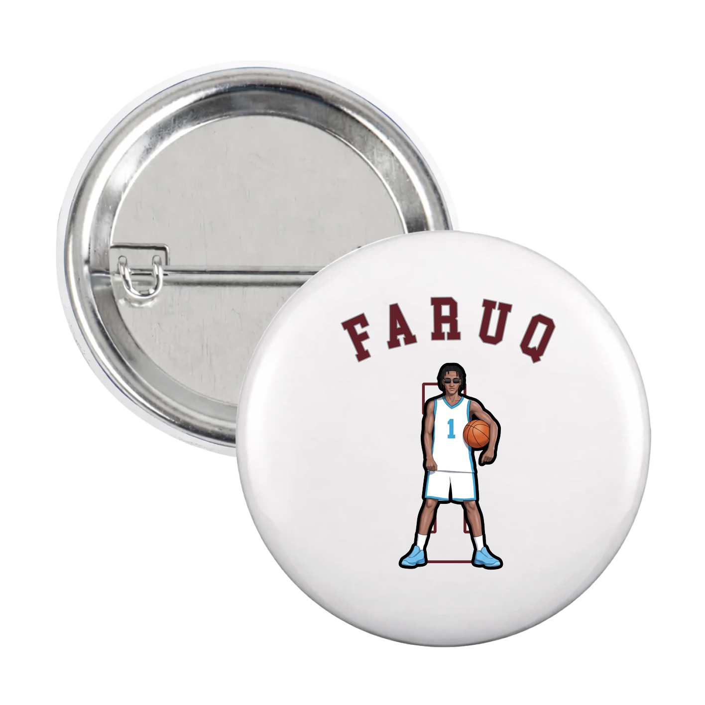 Game Day Button — Shirsey Arch in White