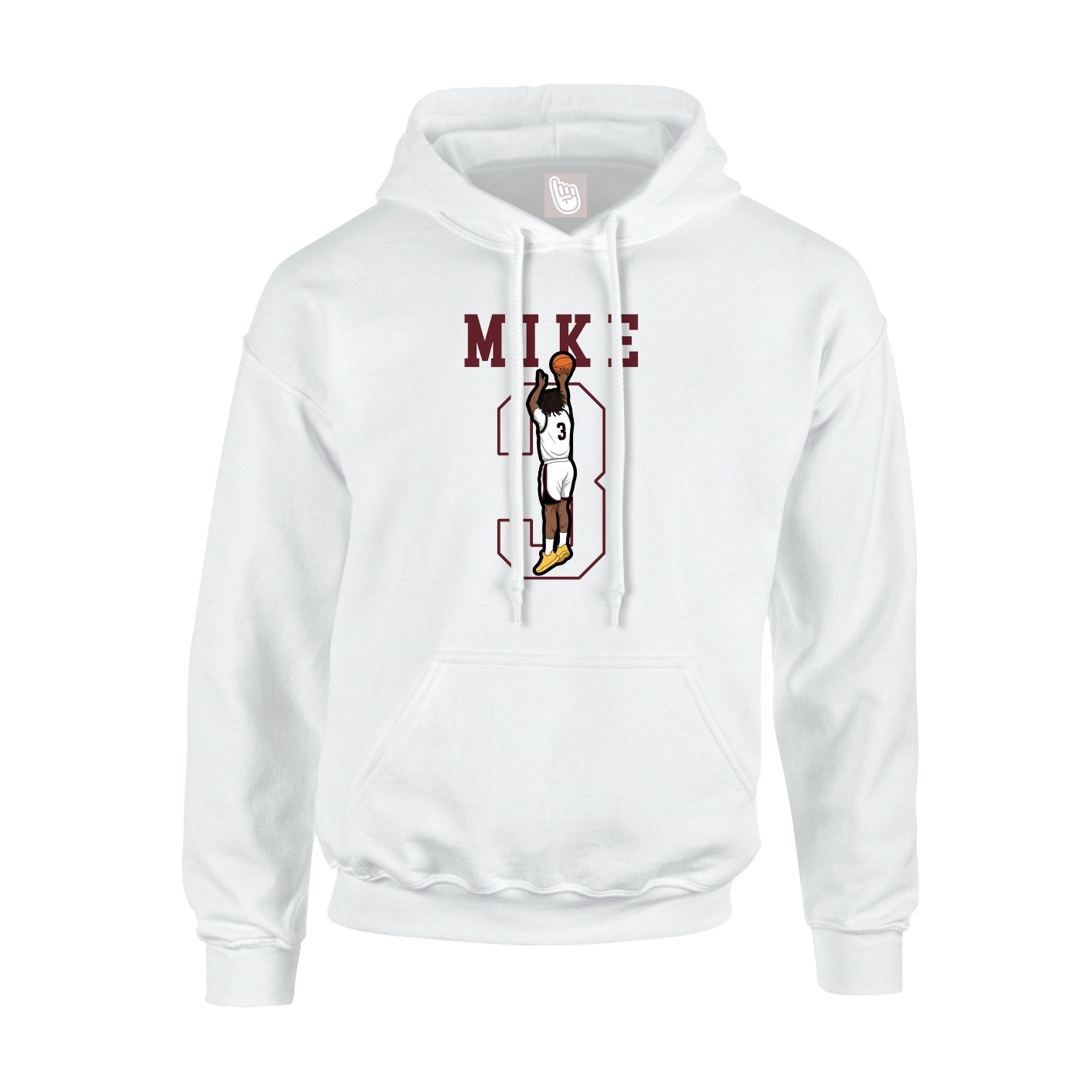 Hoodie — Shirsey in White
