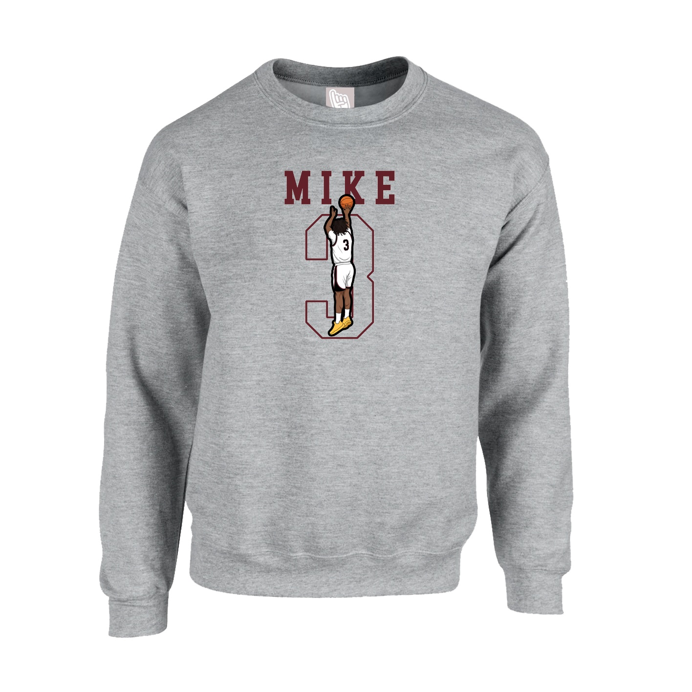 Fleece Crew — Shirsey in Grey