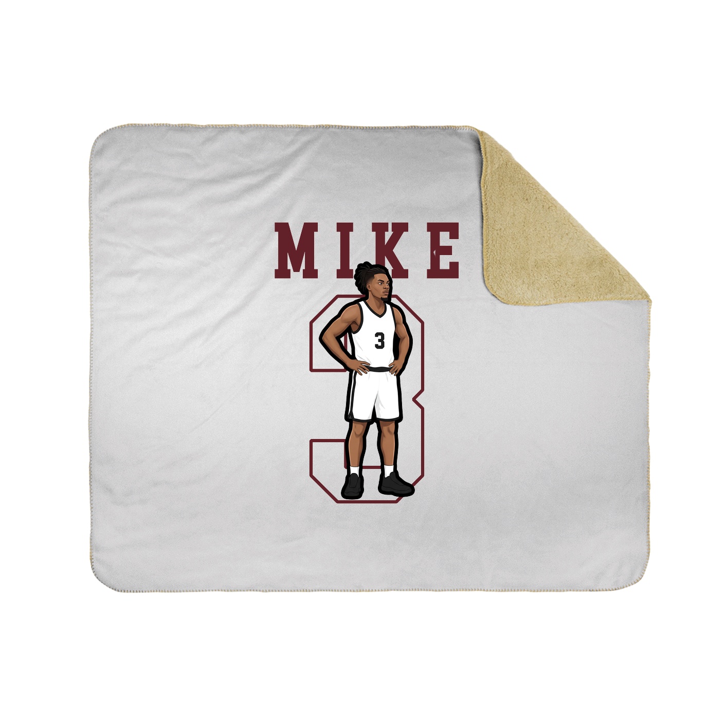 Throw Blanket — Shirsey in White