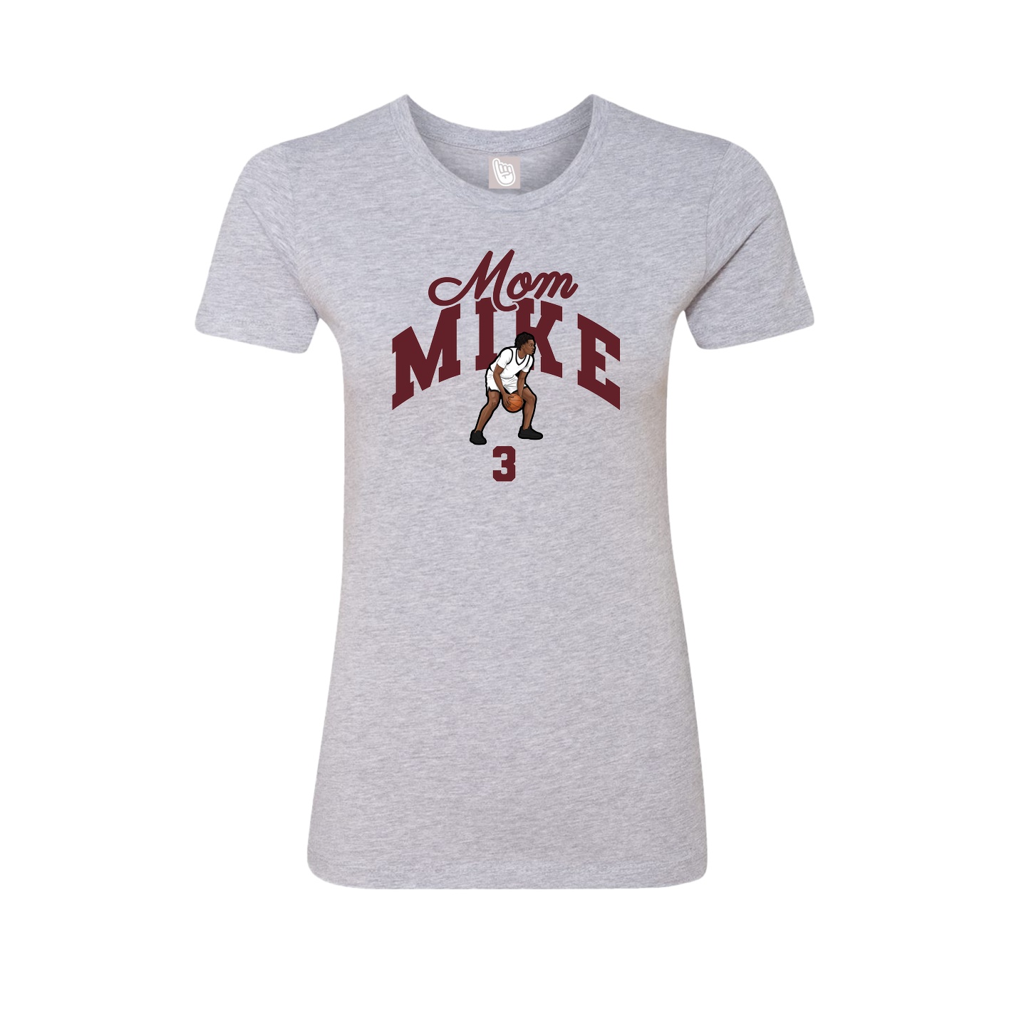 Womens Tee — Mothers Day Arch in Grey