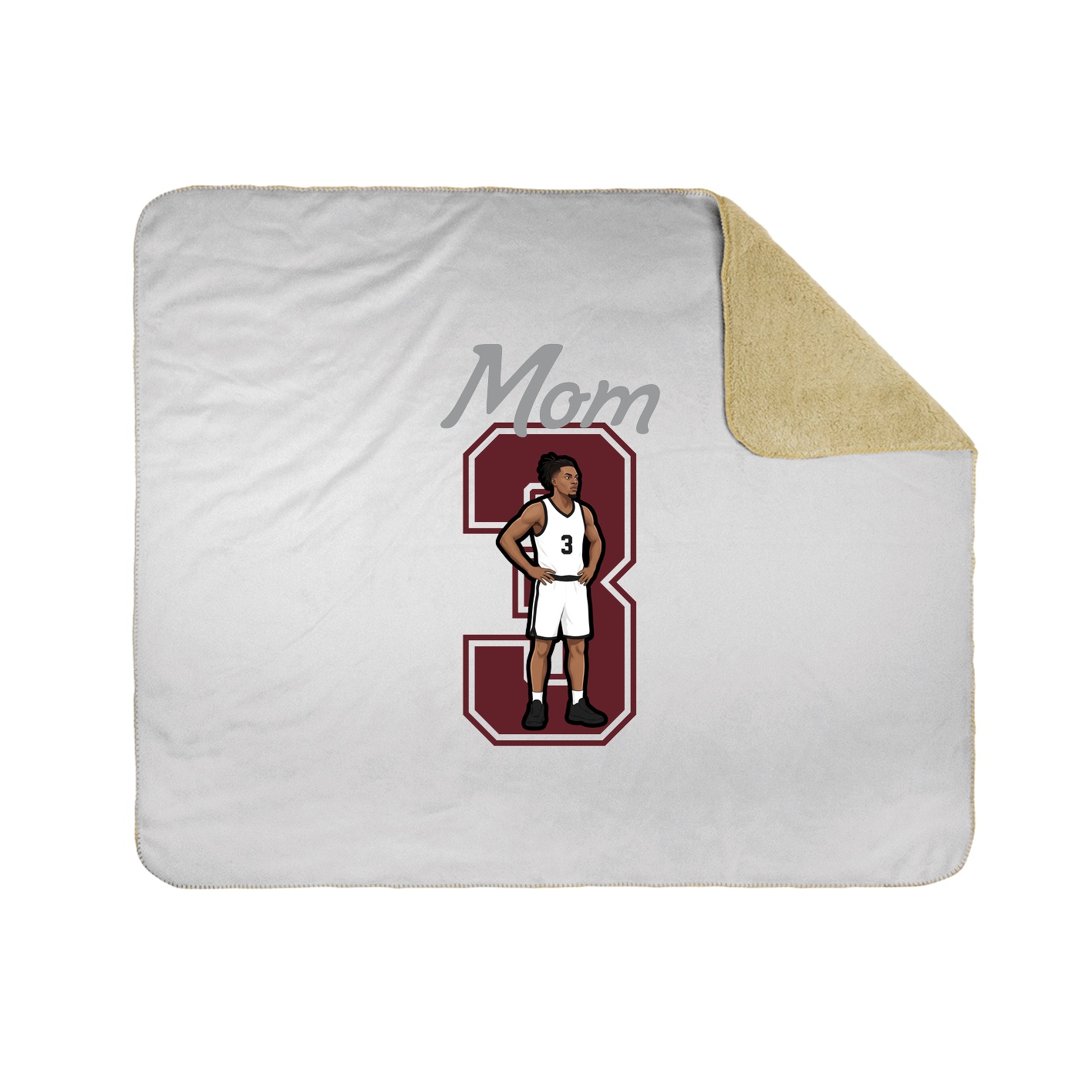 Throw Blanket — Mothers Day Shirsey in White
