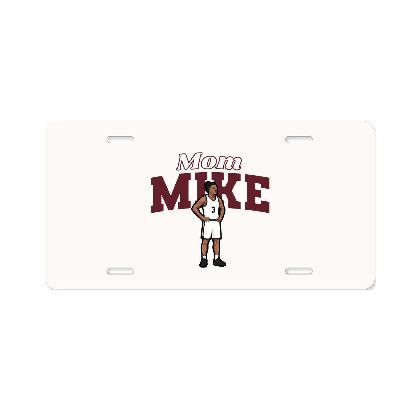 License Plate — Mothers Day Block in Classic