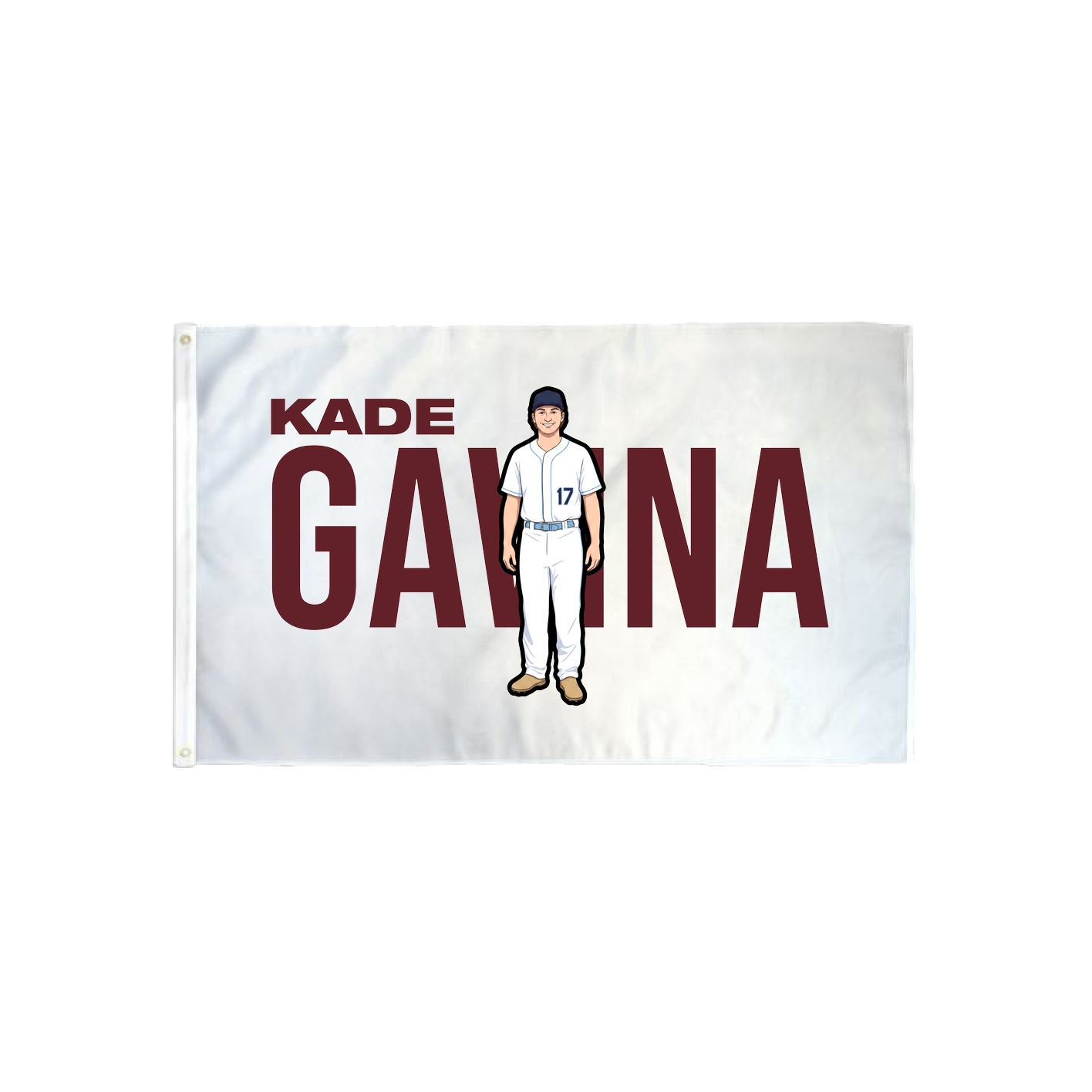 3x5 Flag — Player Name in Classic