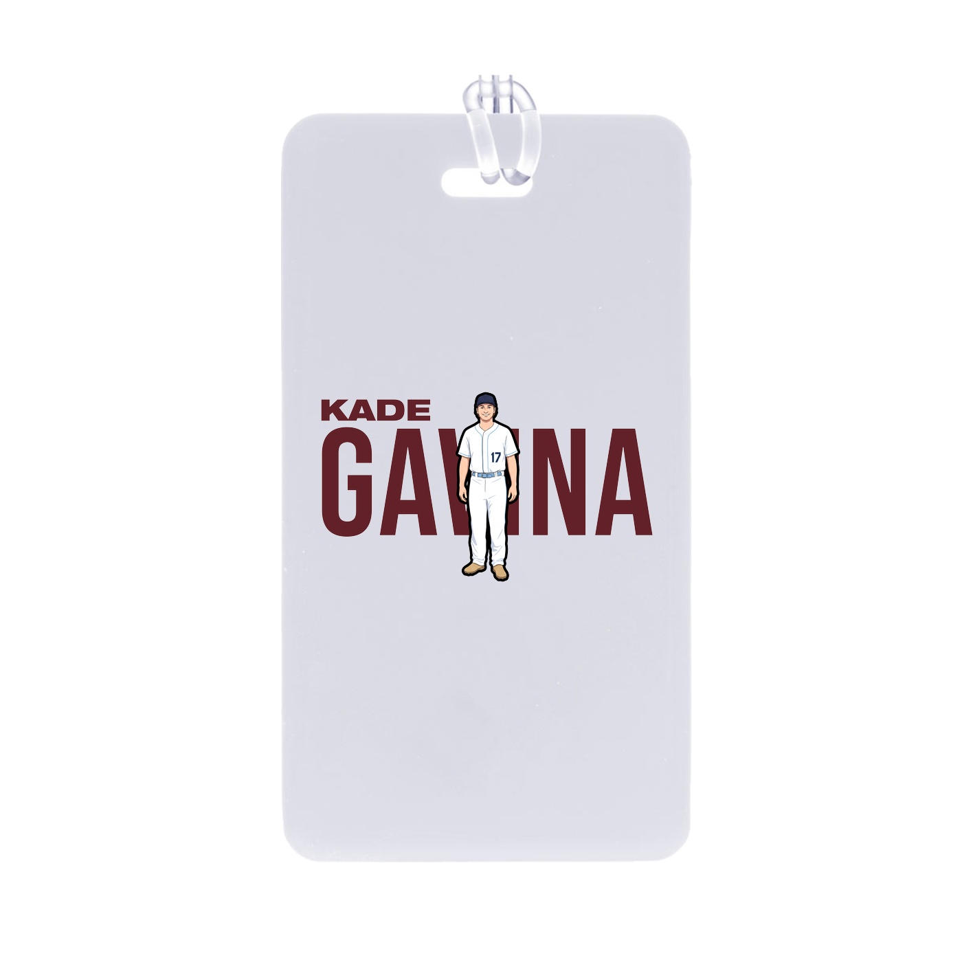 Bag Tag — Player Name in Classic