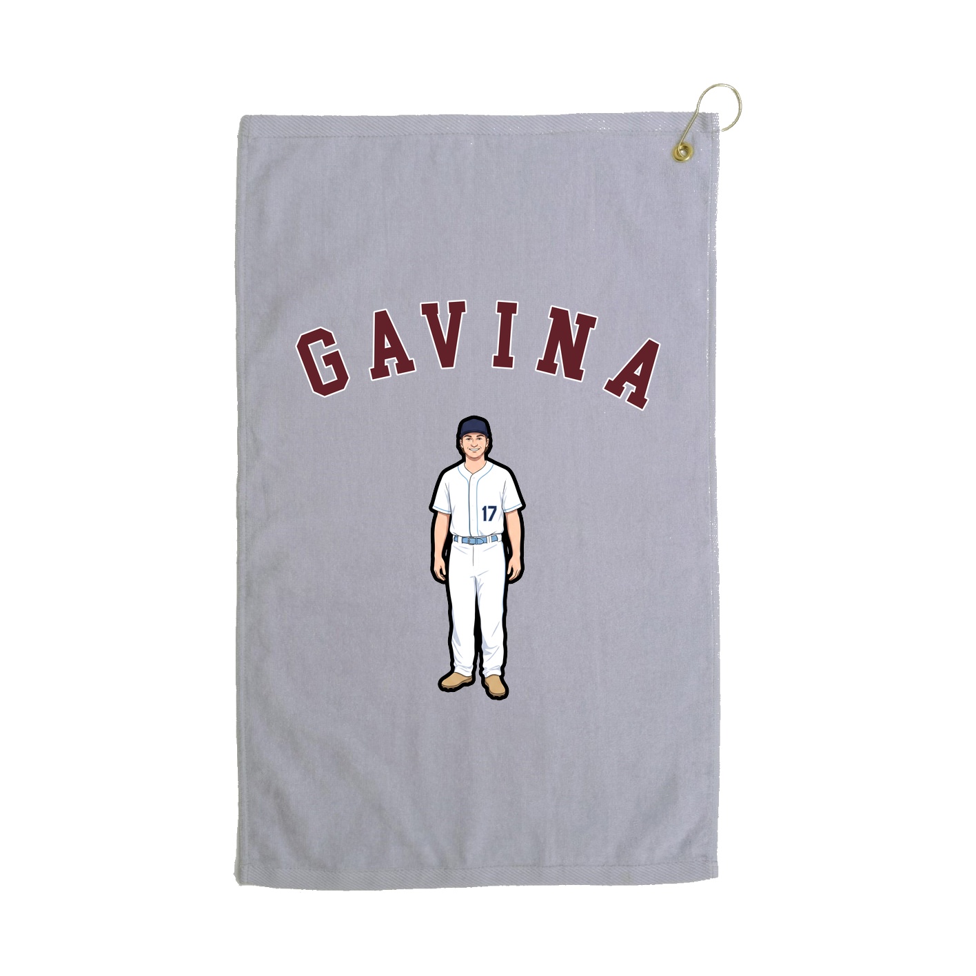Golf Towel — Shirsey Arch in Grey