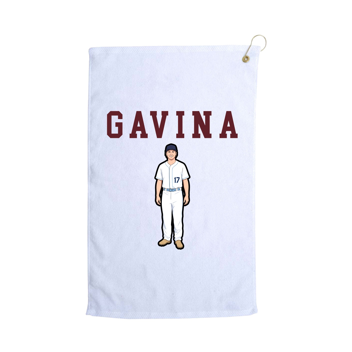 Golf Towel — Shirsey in White