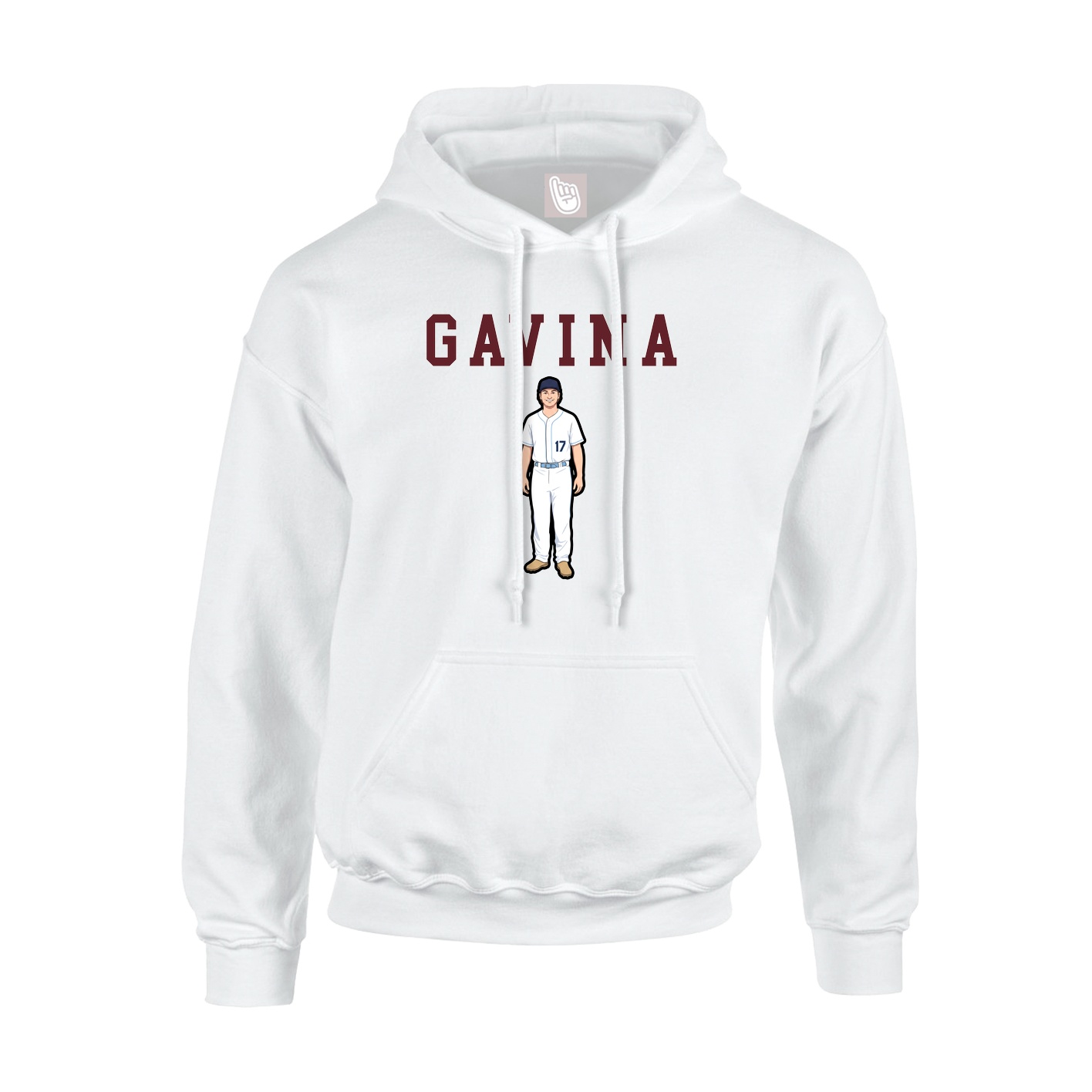 Youth Hoodie — Shirsey in White
