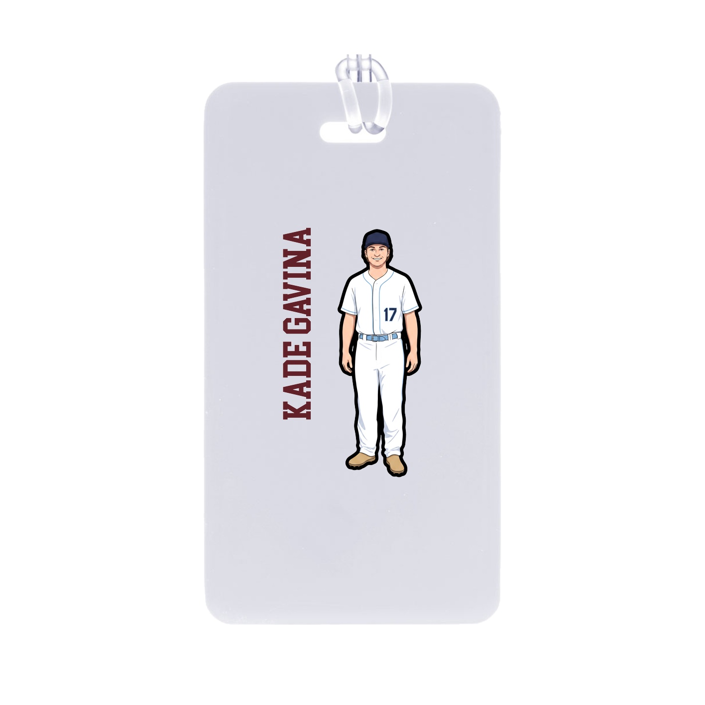 Bag Tag — Name Vertical in Classic