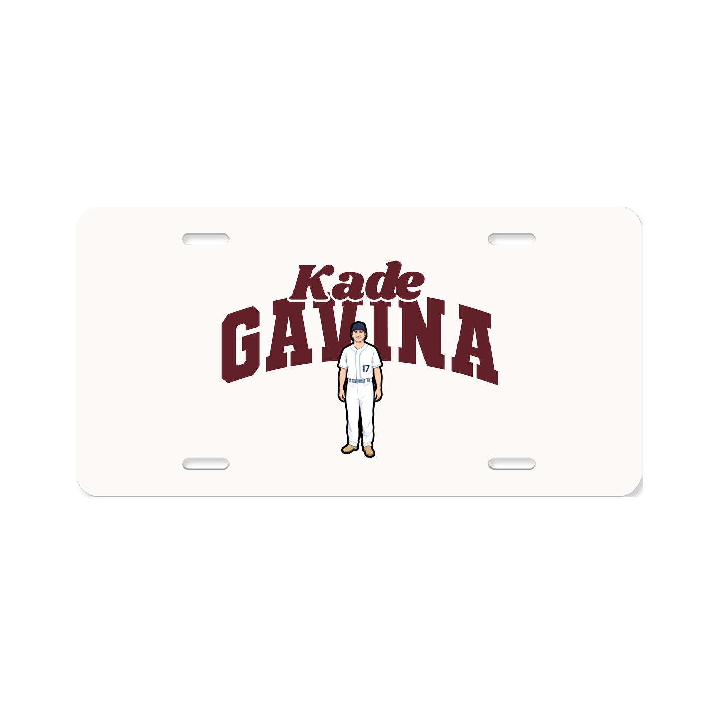 License Plate — Signature Arch in Classic