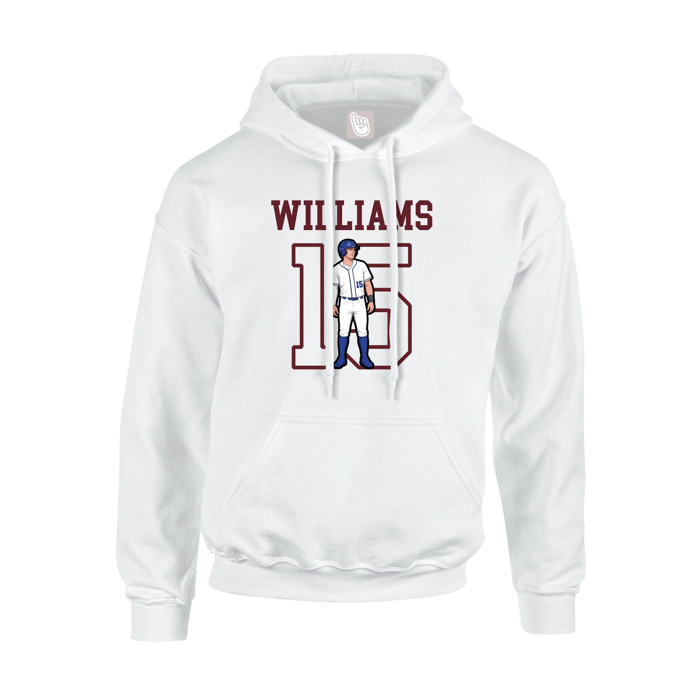 Hoodie — Shirsey in White