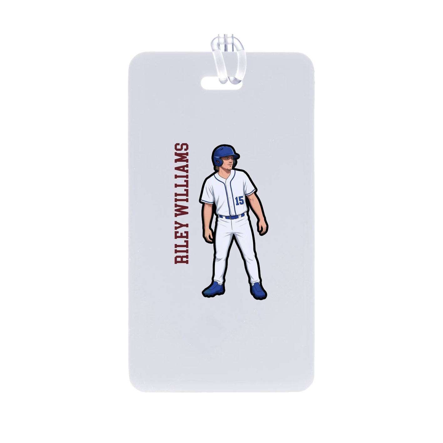 Bag Tag — Name Vertical in Classic