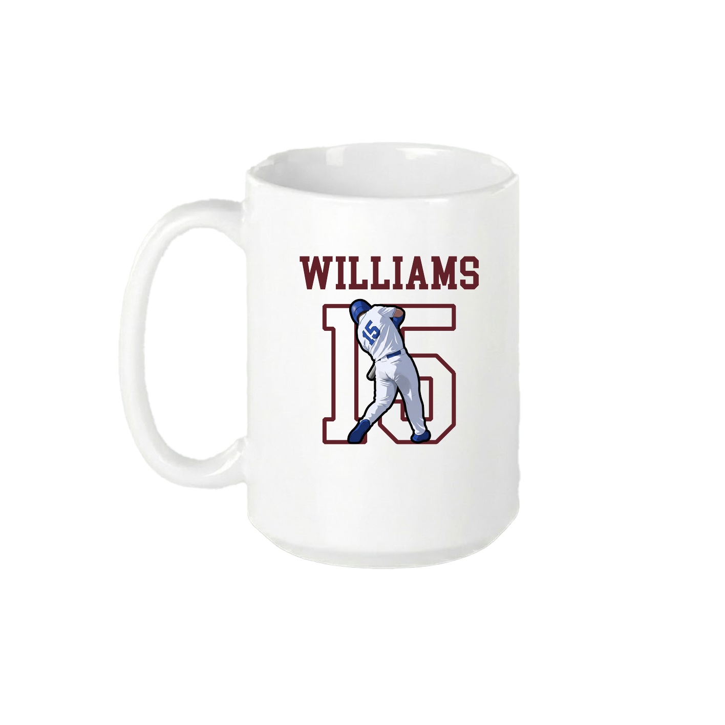 15oz Coffee Mug — Shirsey in White