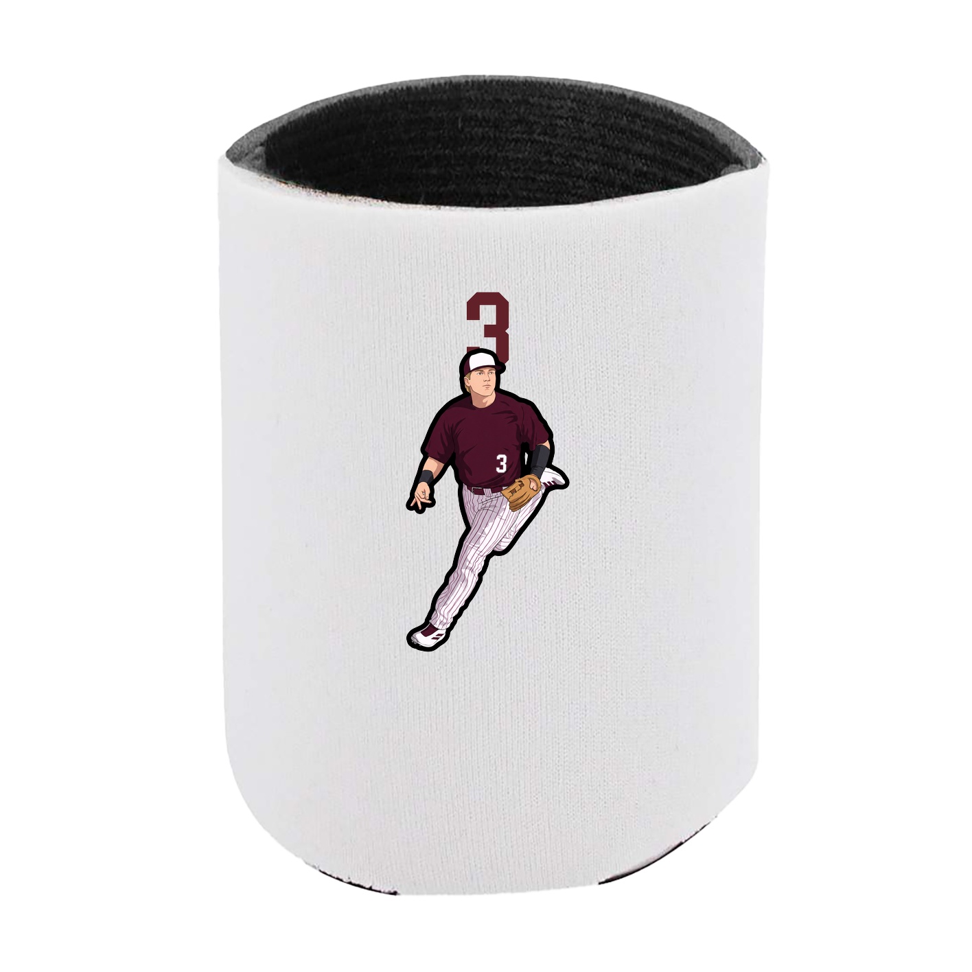 Can Holder — Number Top in White