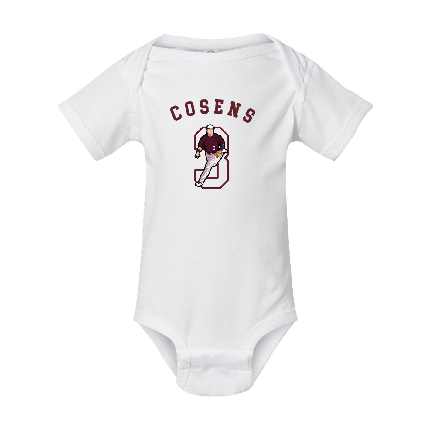 Baby Onesie — Shirsey Arch in White