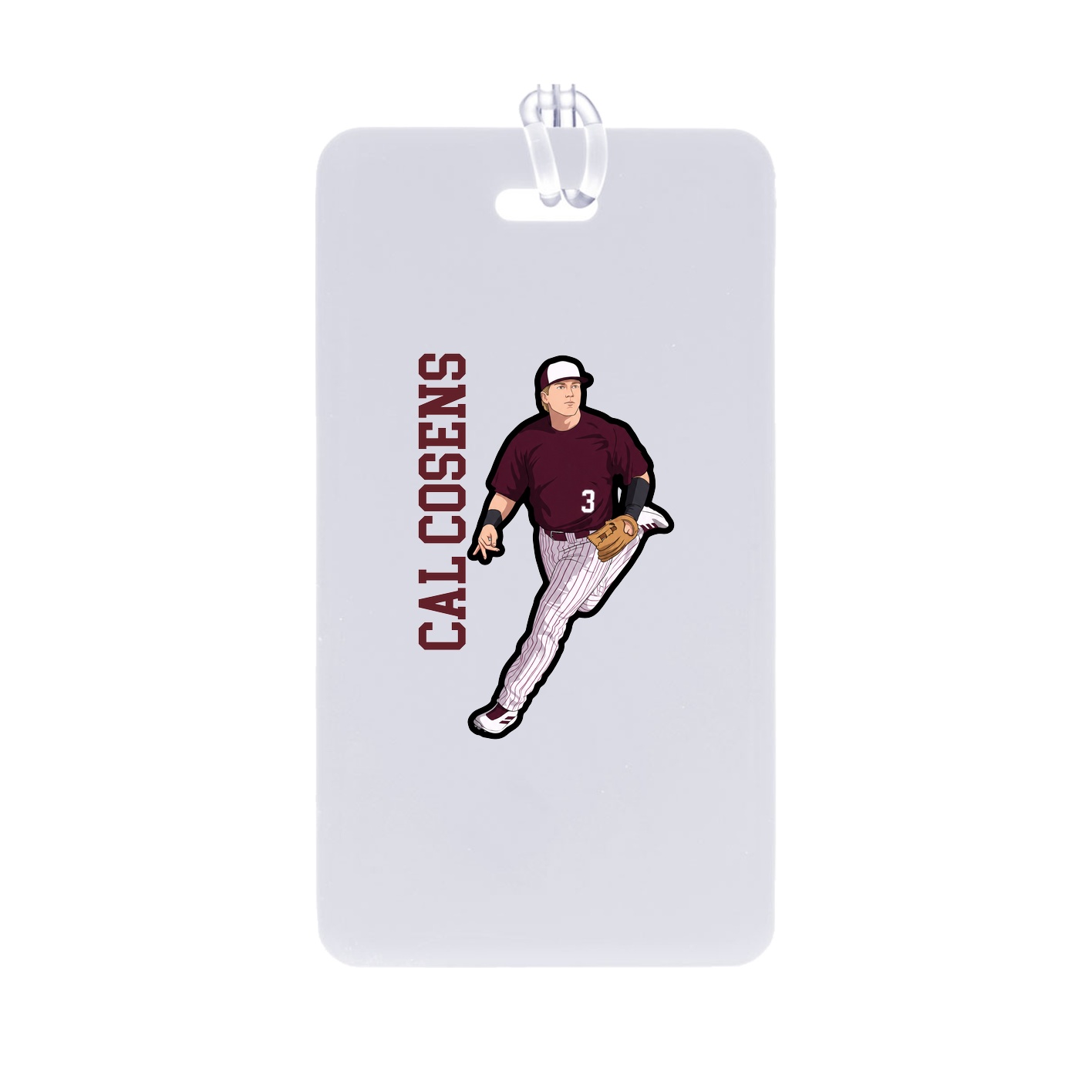Bag Tag — Name Vertical in Classic