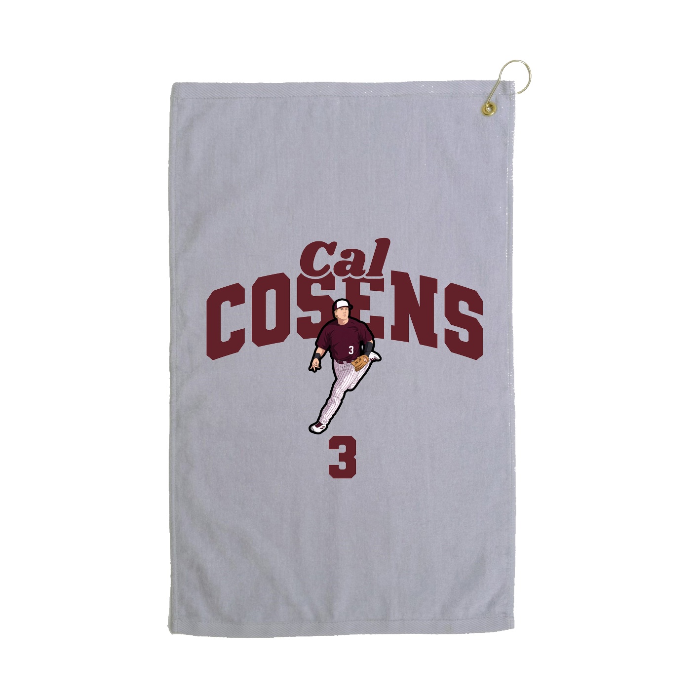 Golf Towel — Signature Arch in Grey