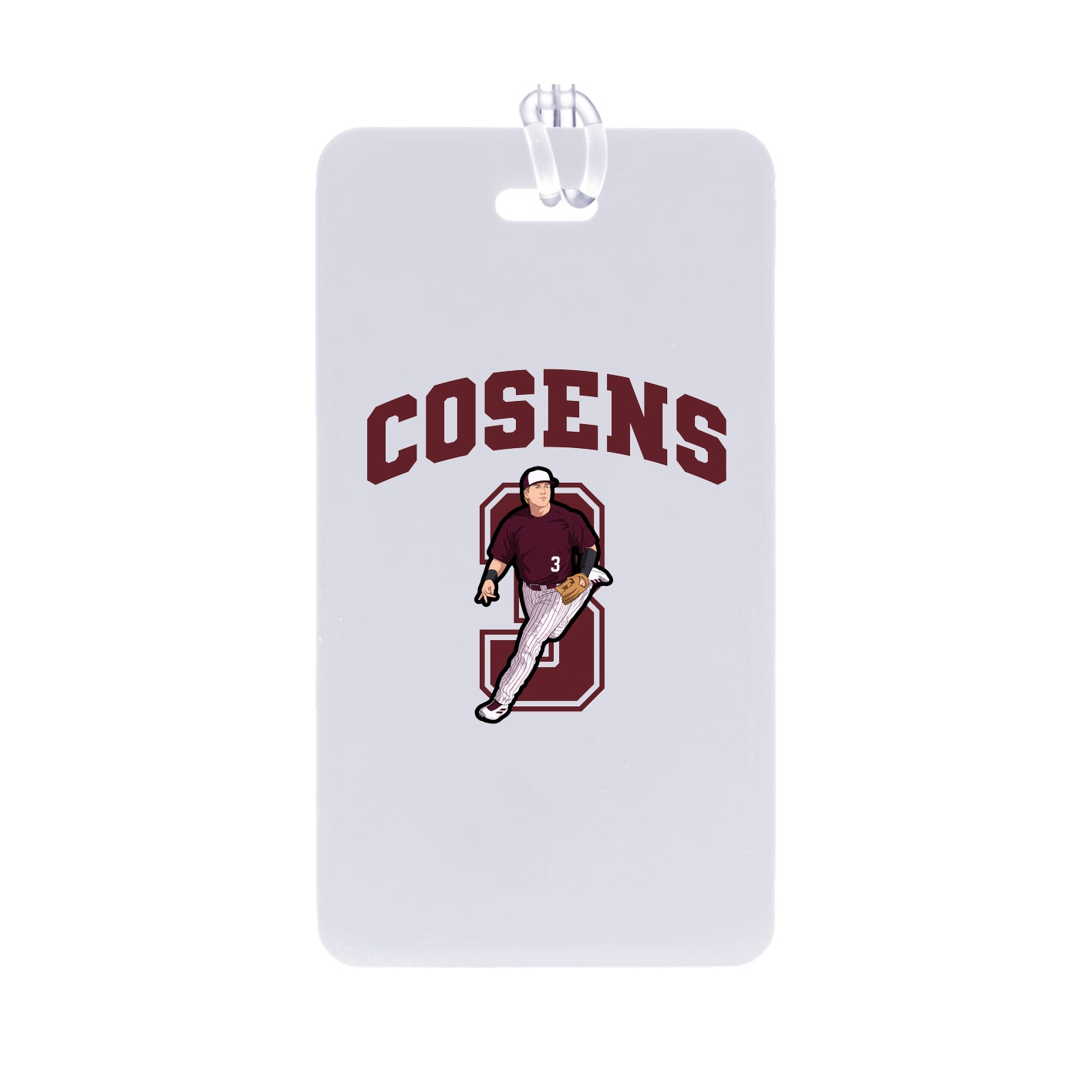 Bag Tag — Number in Classic