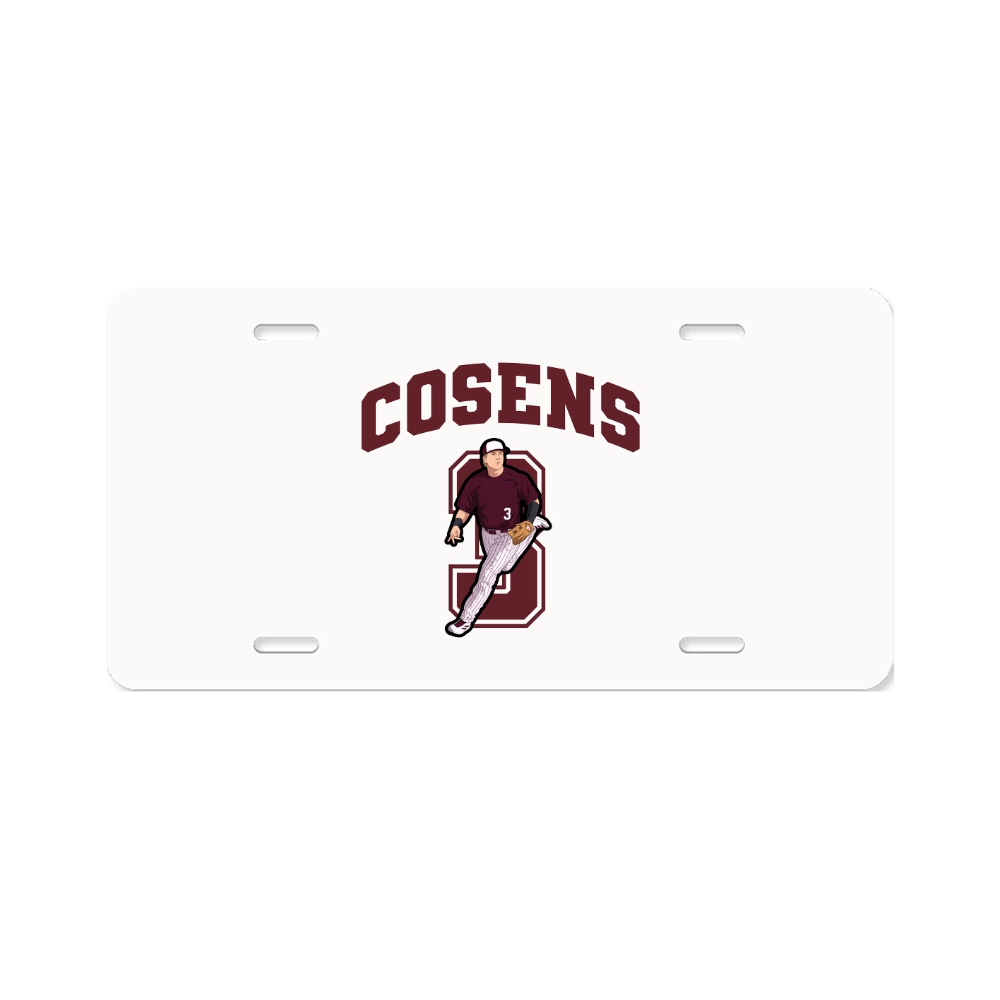 License Plate — Number in Classic