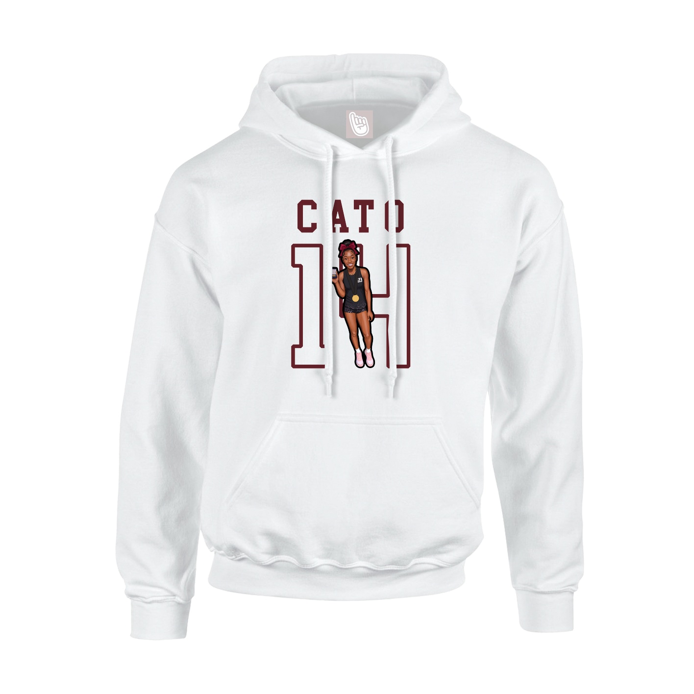 Youth Hoodie — Shirsey in White