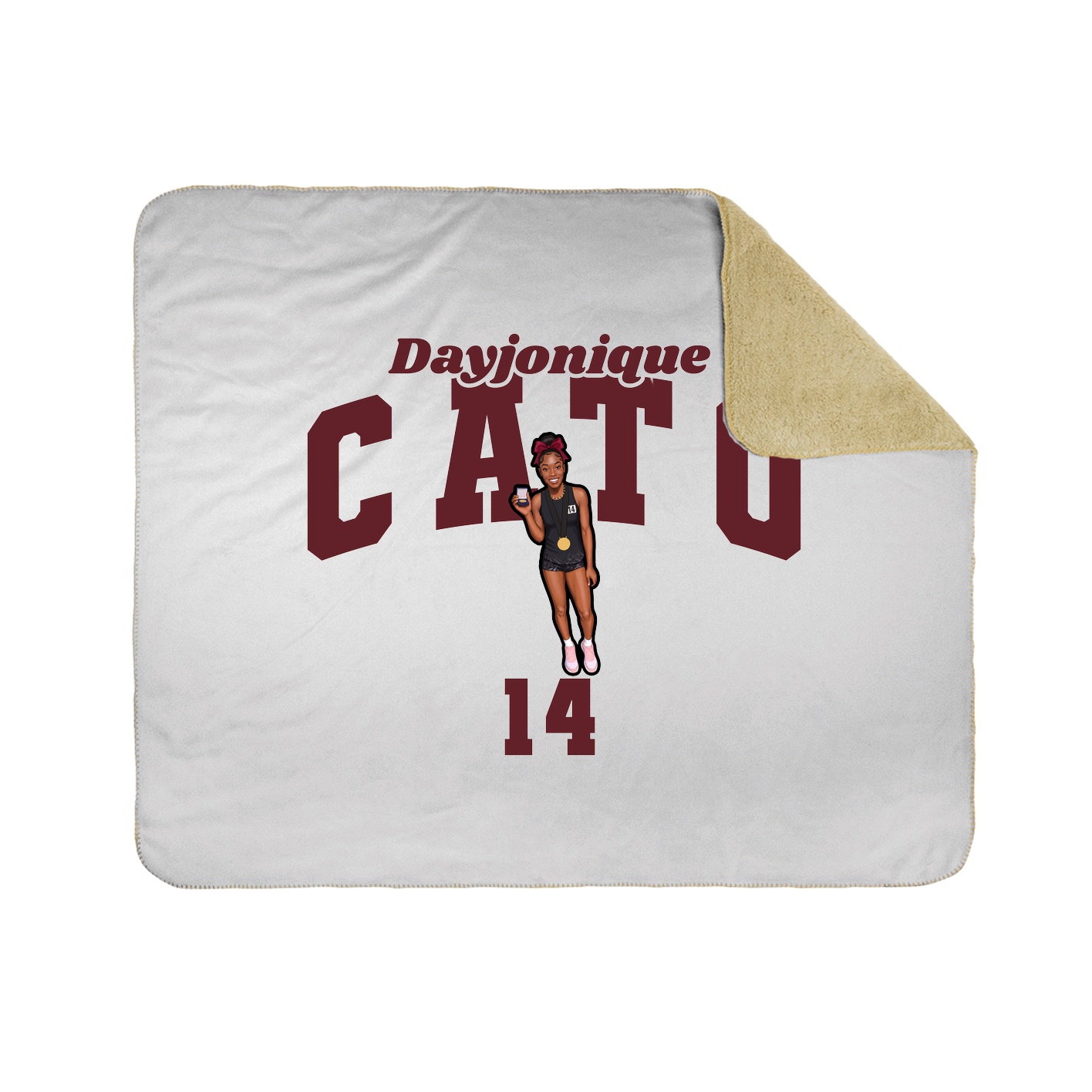 Throw Blanket — Signature Arch in White