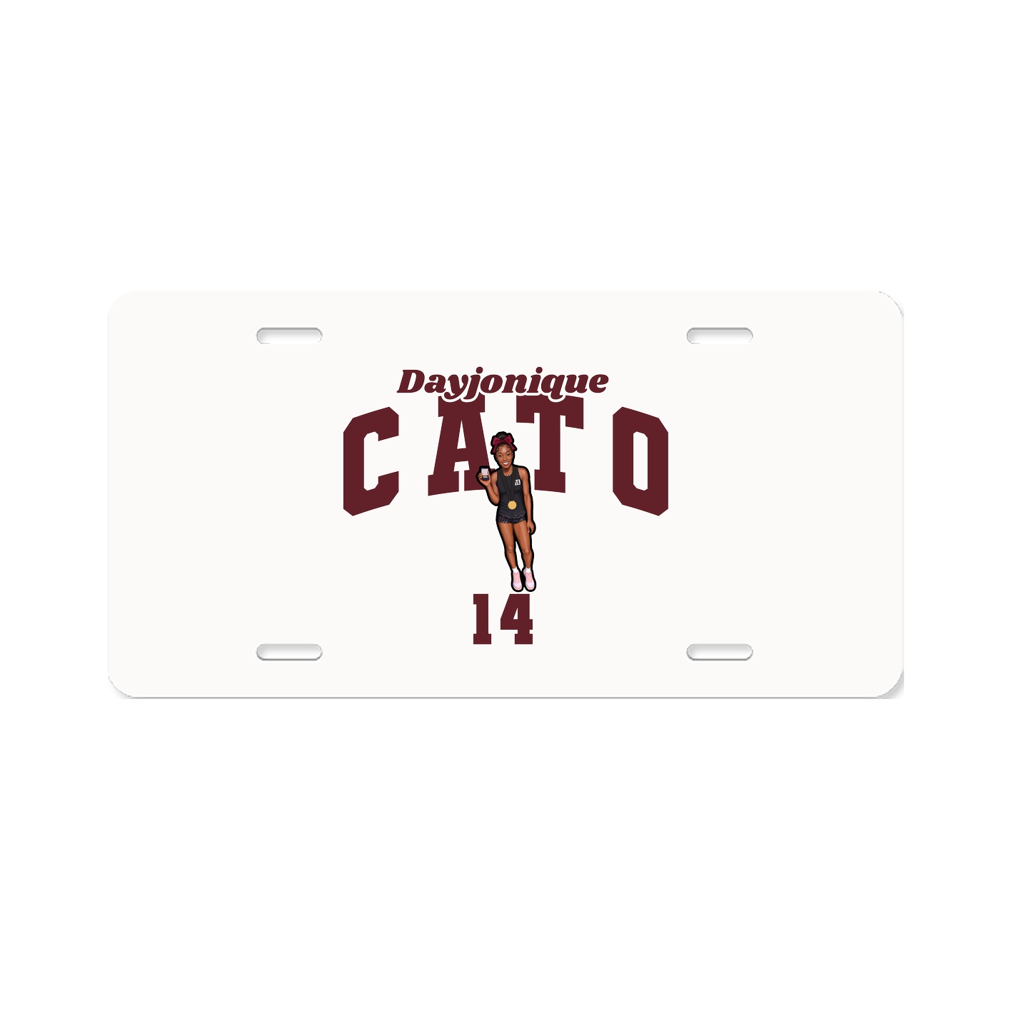 License Plate — Signature Arch in Classic