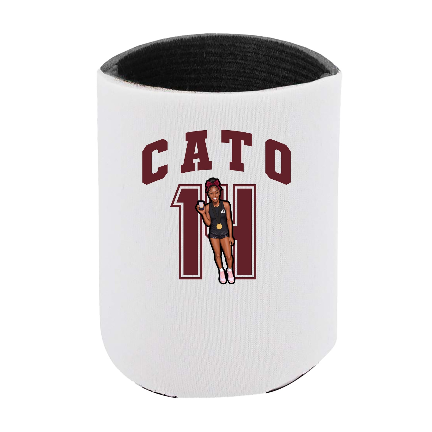 Can Holder — Number in White