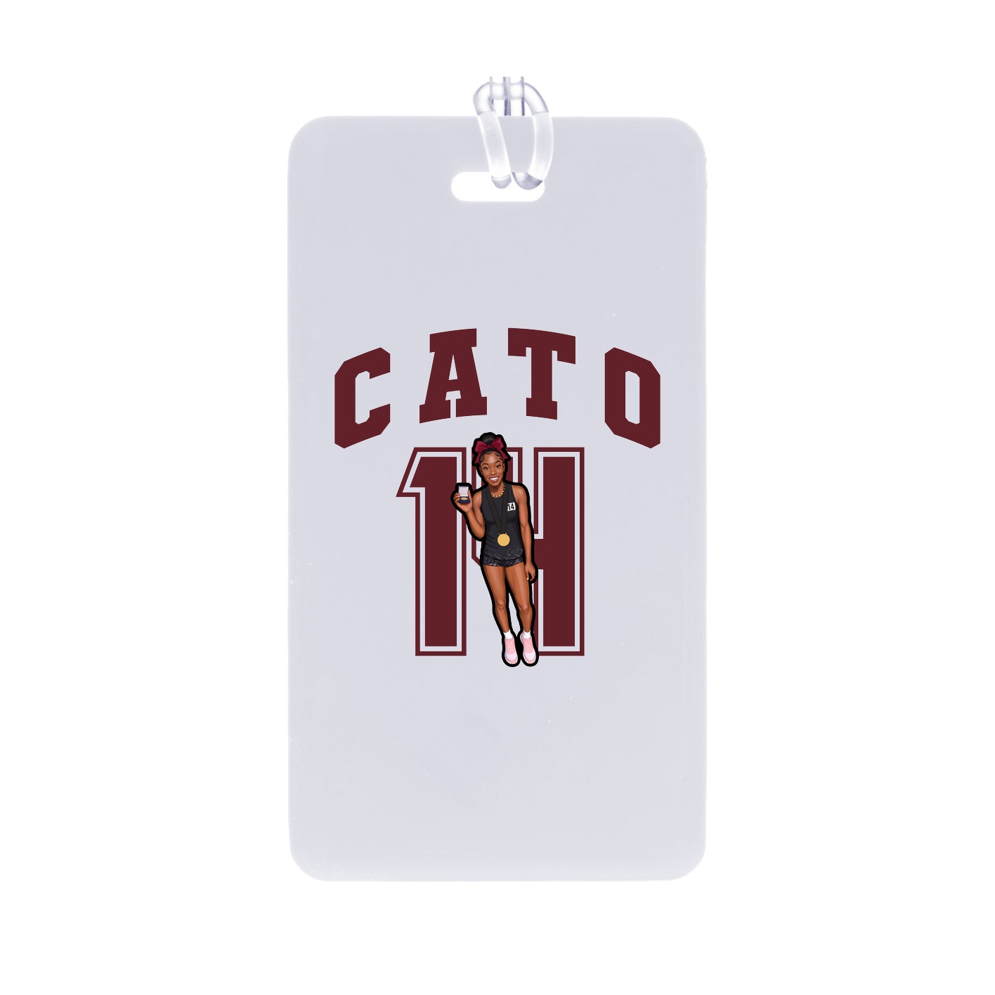 Bag Tag — Number in Classic