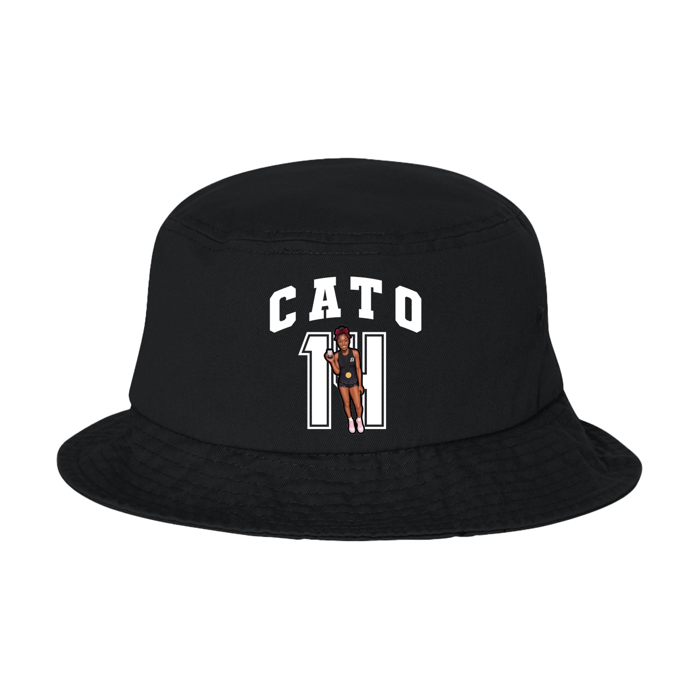 Bucket Cap — Number in Black