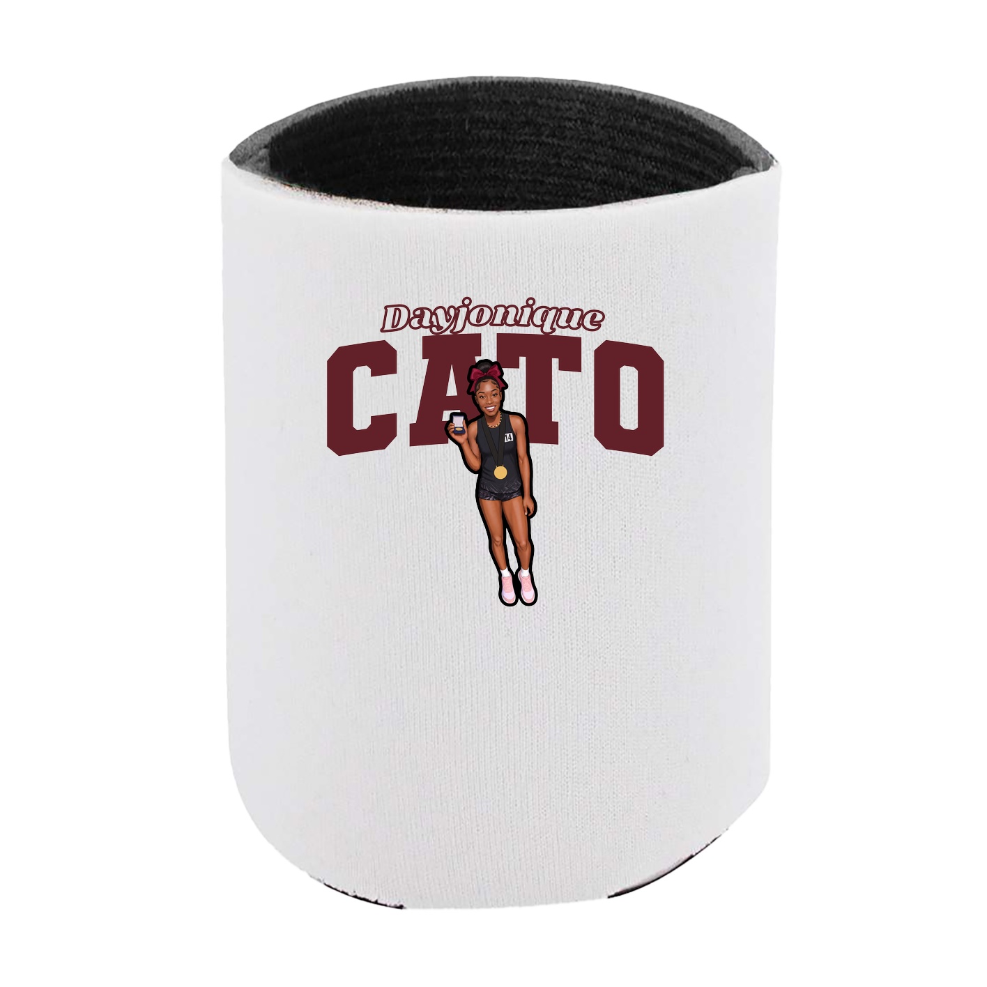 Can Holder — Name Arch in White