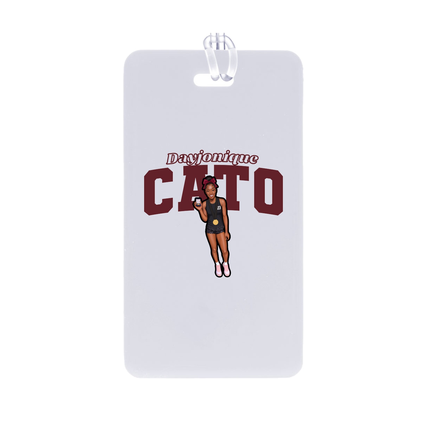 Bag Tag — Name Arch in Classic