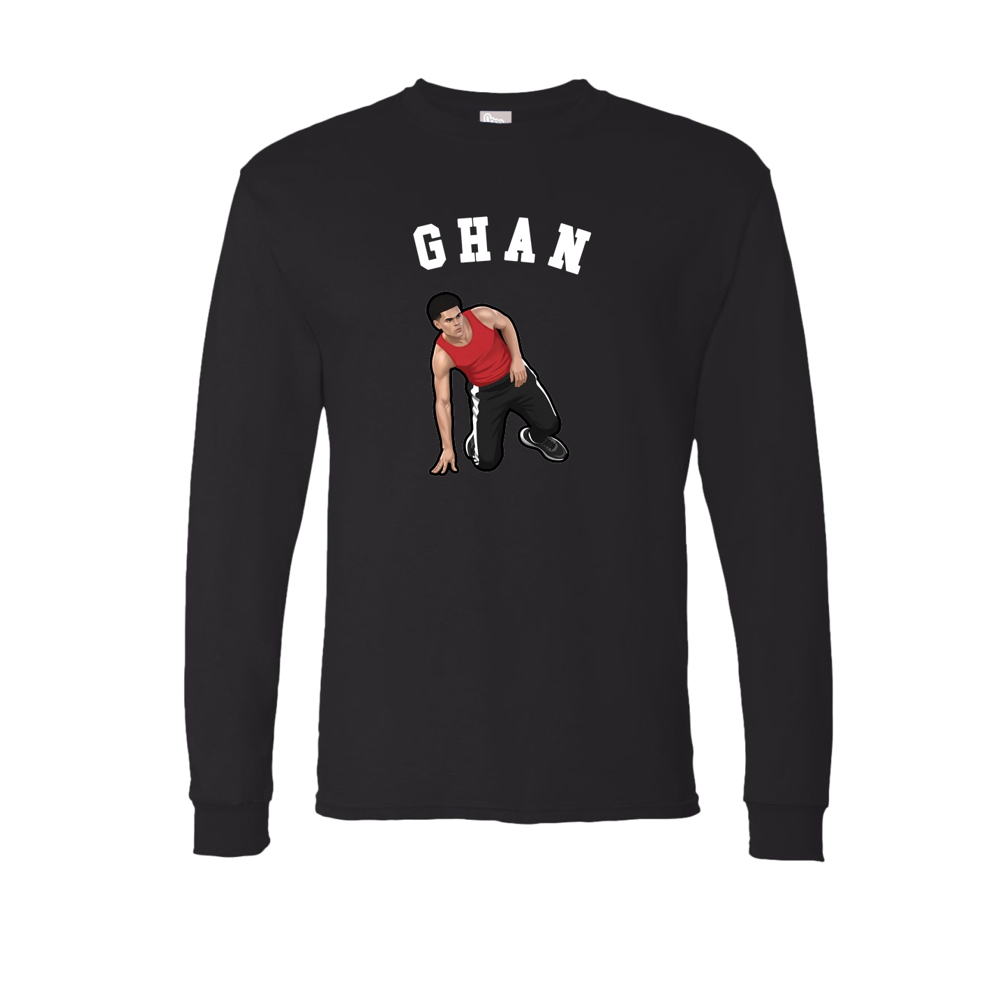 Long Sleeve Tee — Shirsey Arch in Black