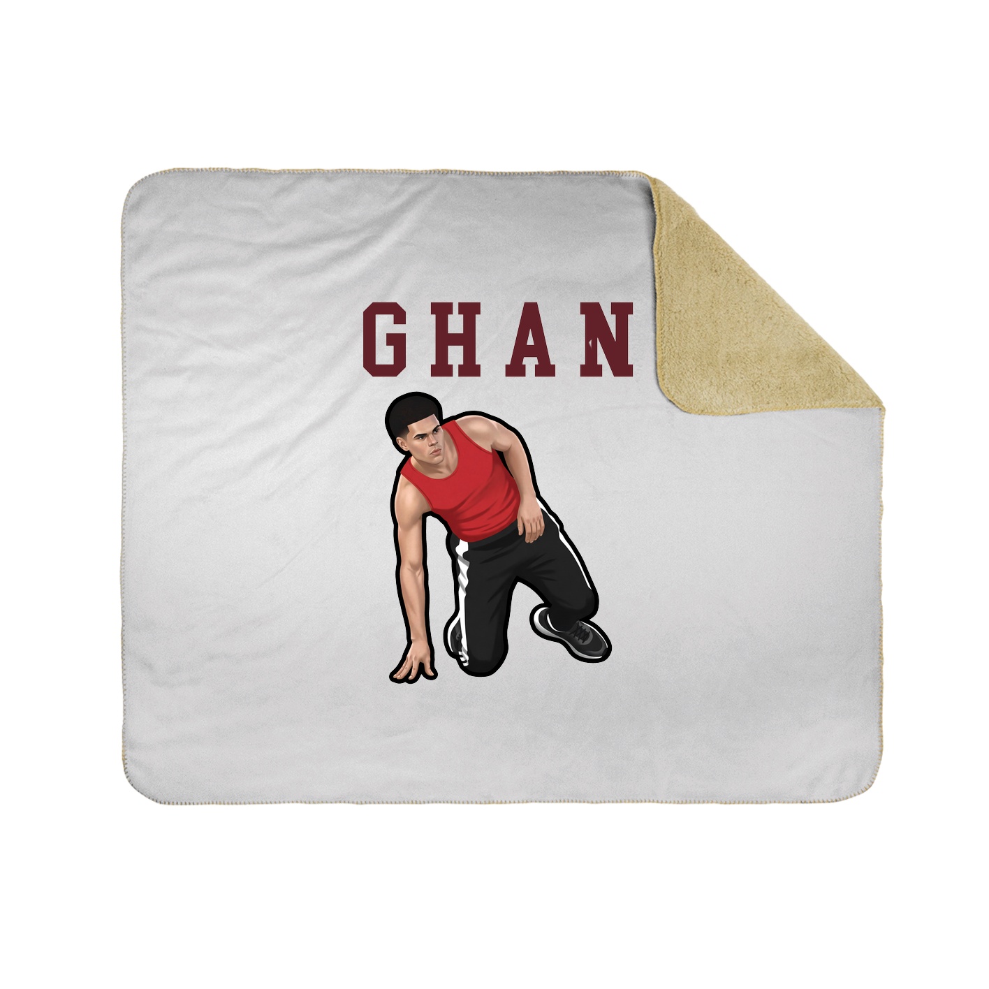 Throw Blanket — Shirsey in White