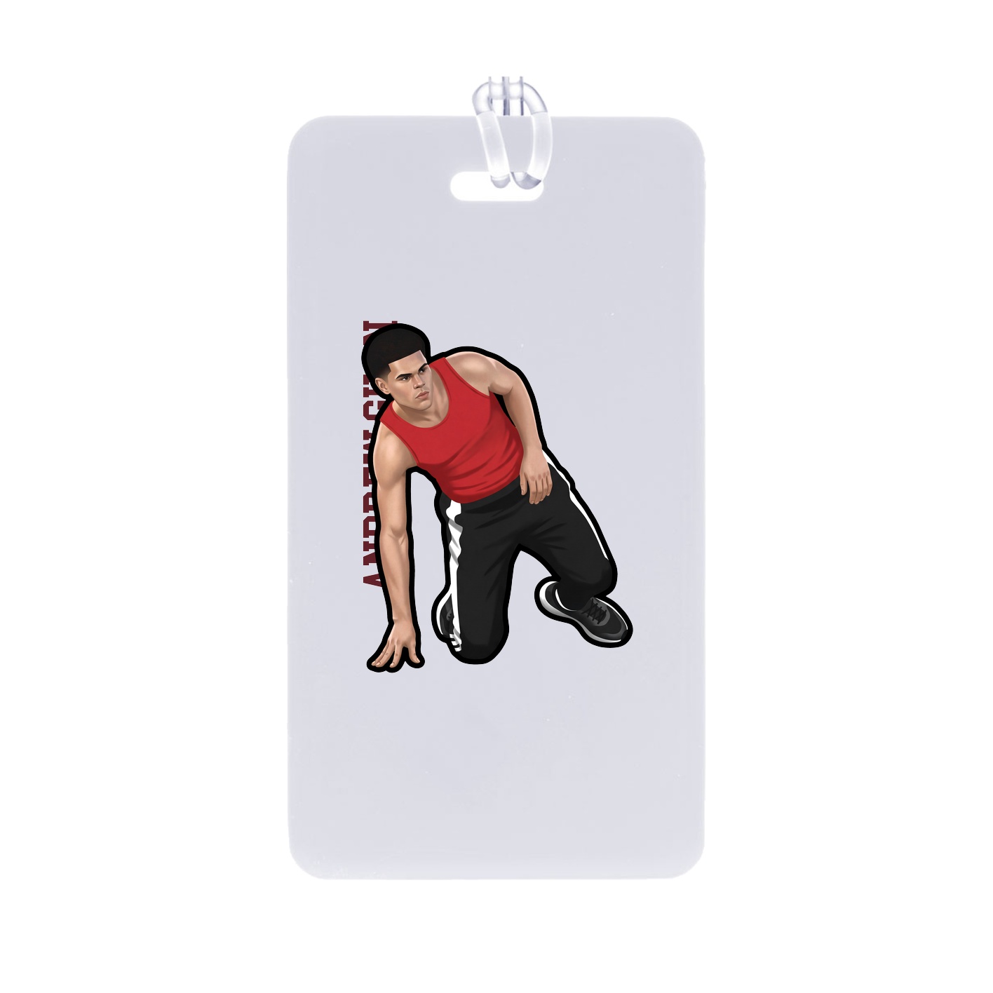 Bag Tag — Name Vertical in Classic