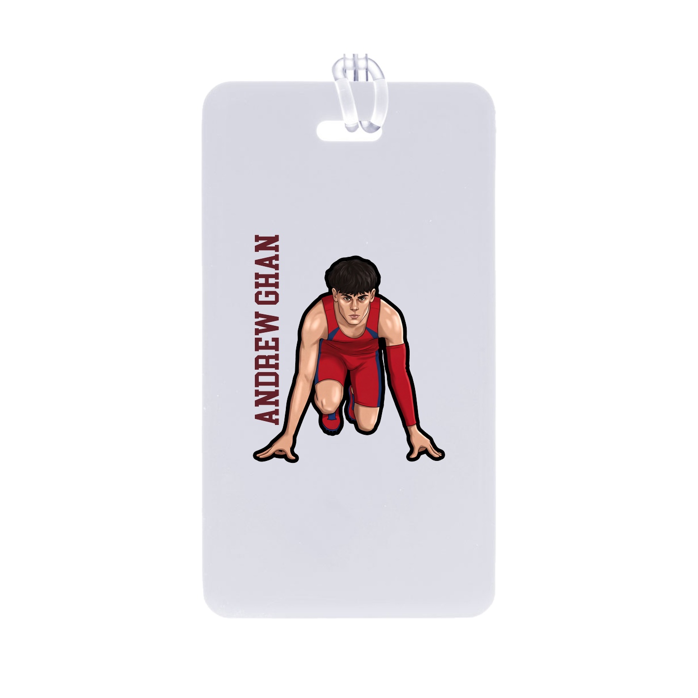 Bag Tag — Name Vertical in Classic