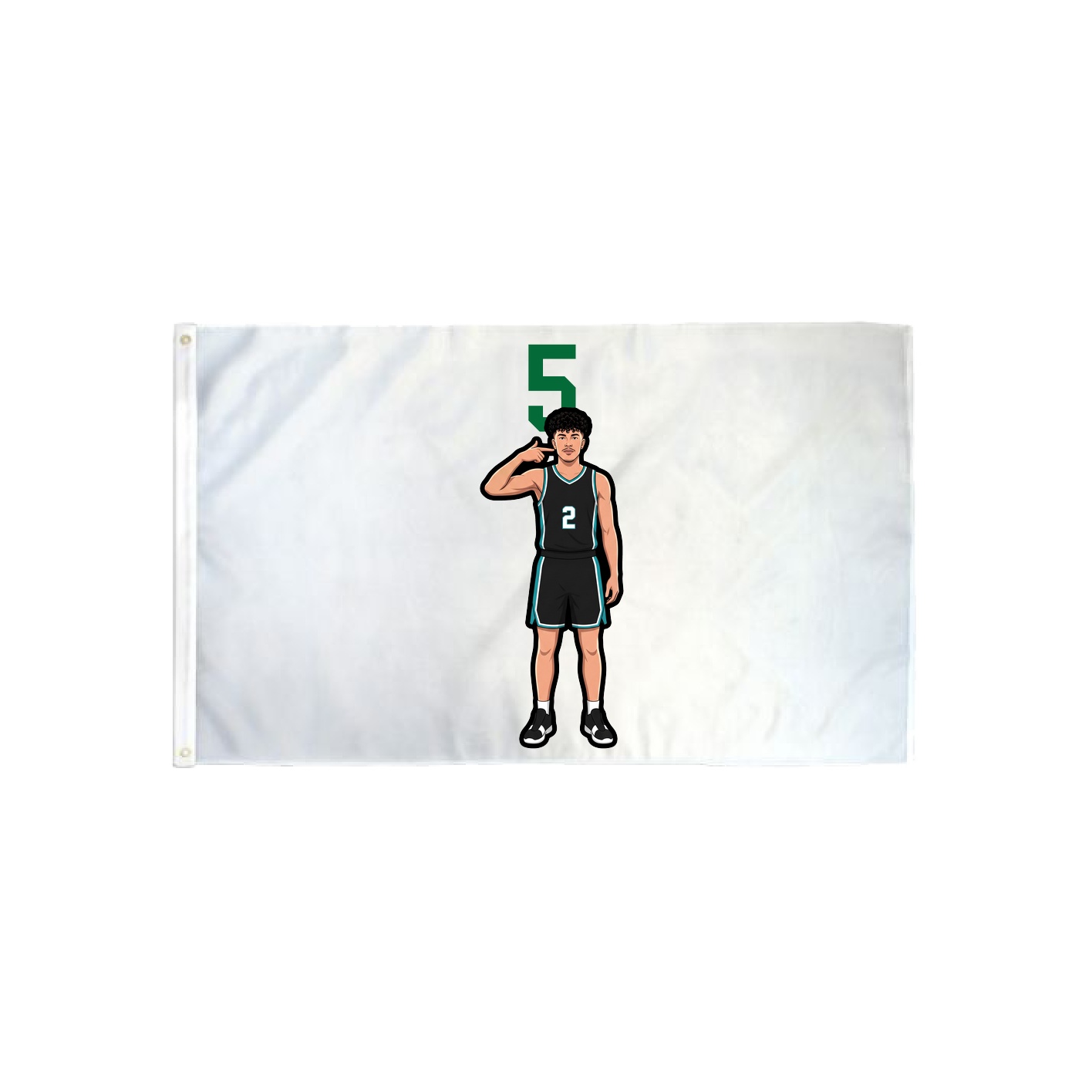 3x5 Flag — Number Top in Classic