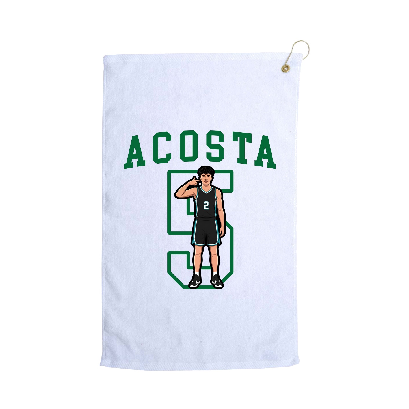 Golf Towel — Shirsey in White