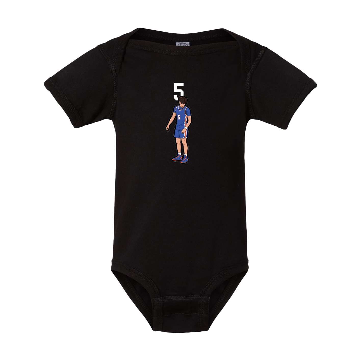 Baby Onesie — Number Top in Black